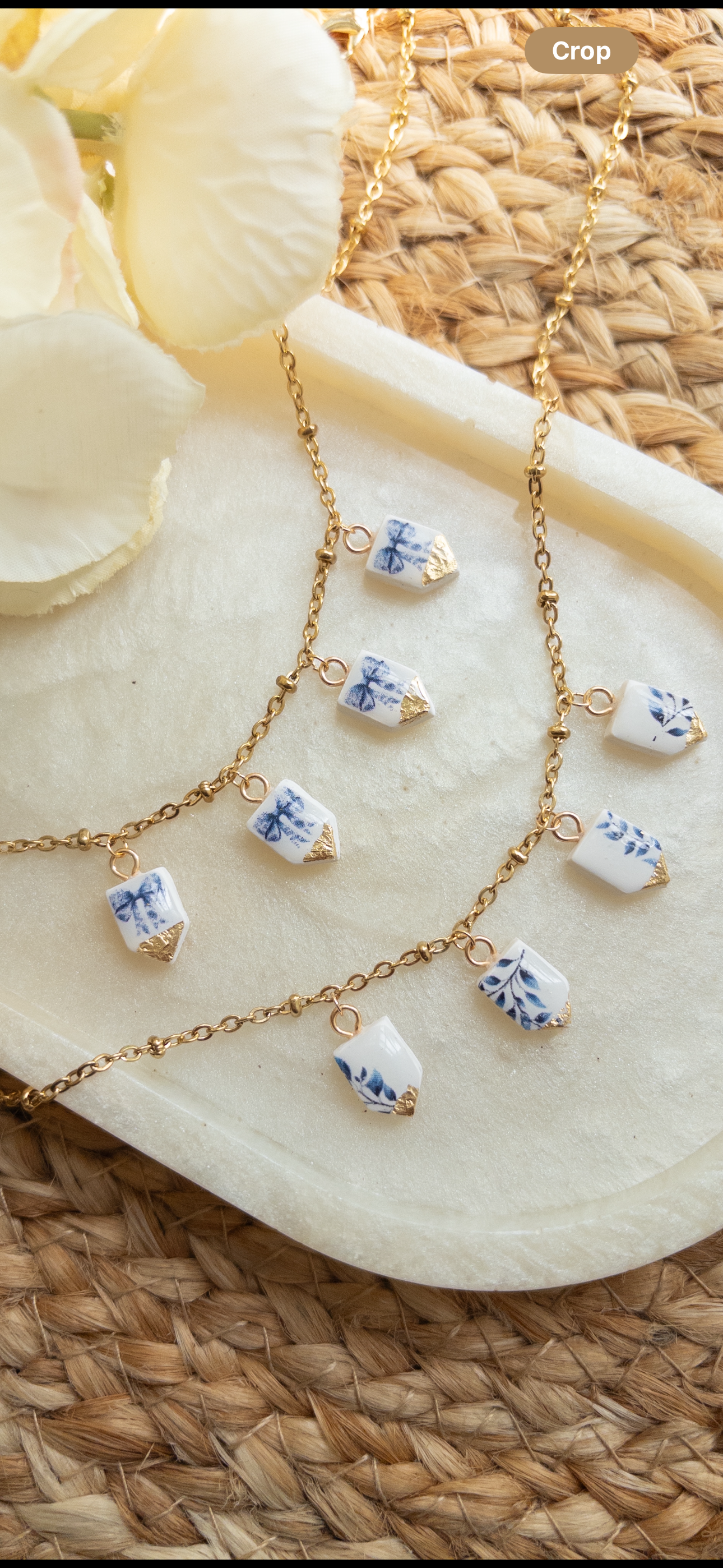 Mini Bunting Charm Necklace