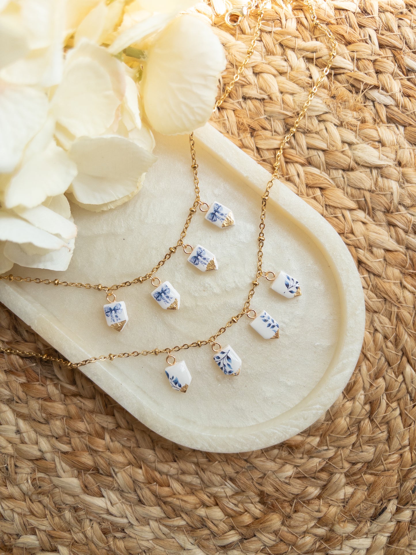 Mini Bunting Charm Necklace