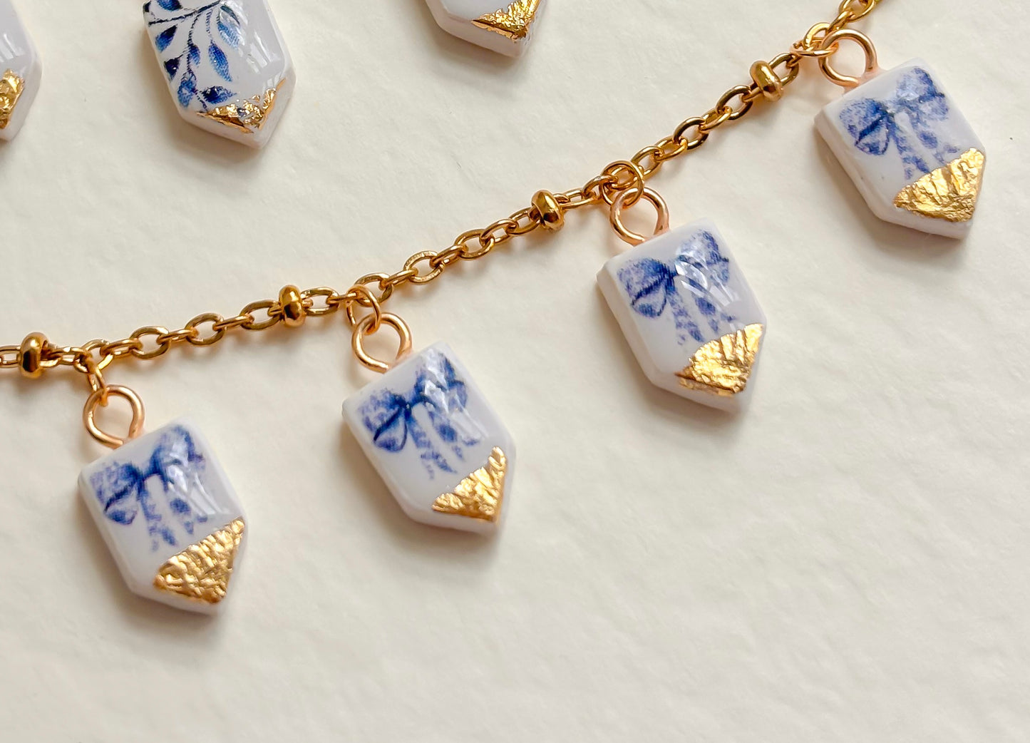 Mini Bunting Charm Necklace