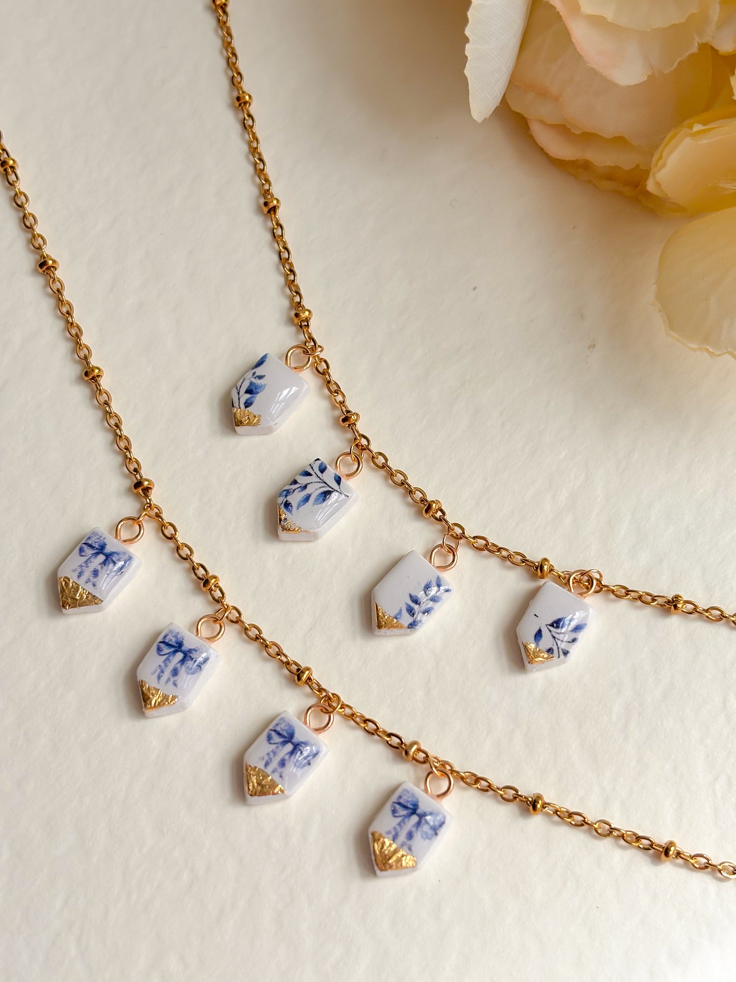 Mini Bunting Charm Necklace