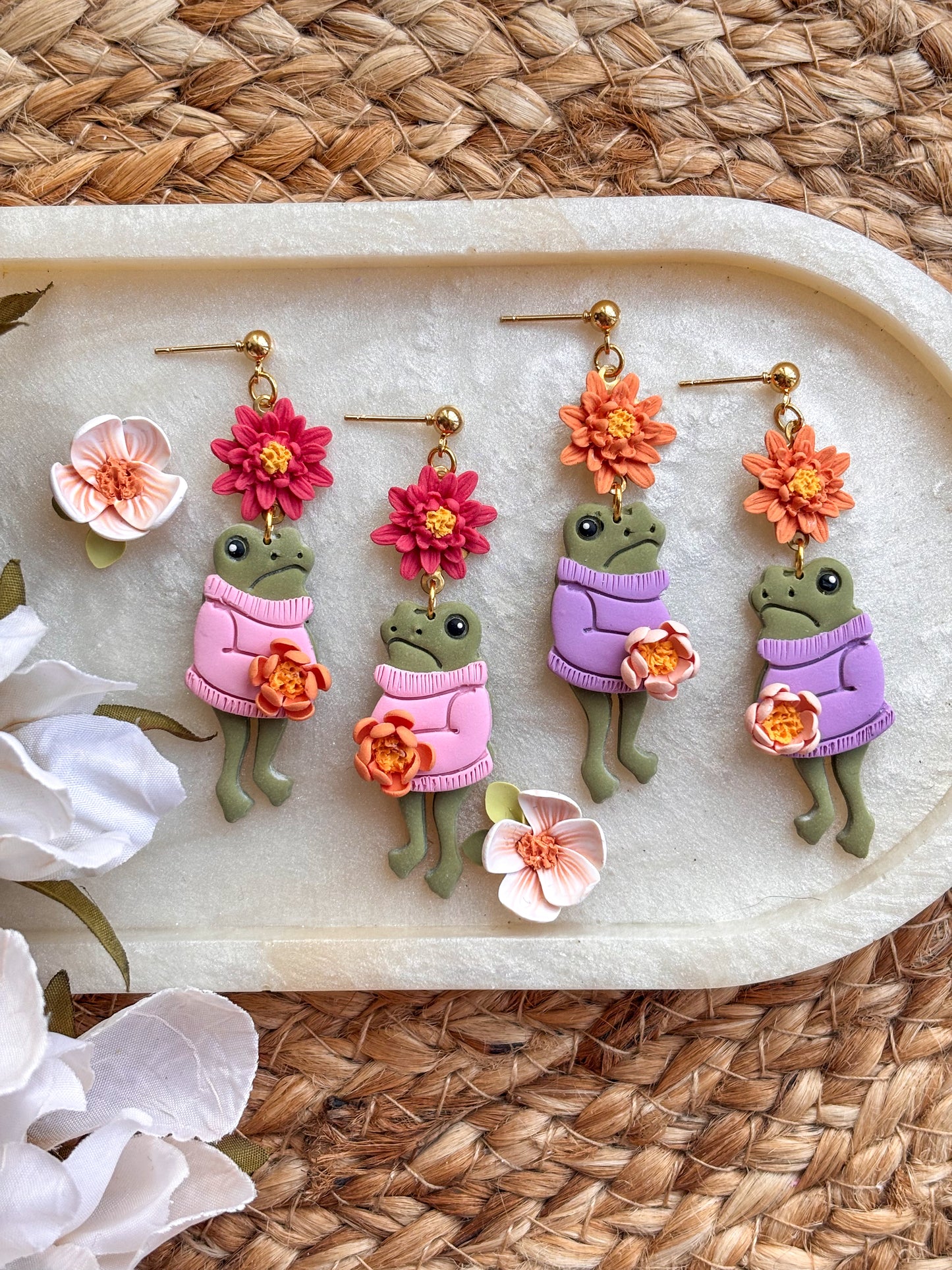 Floral Frogs