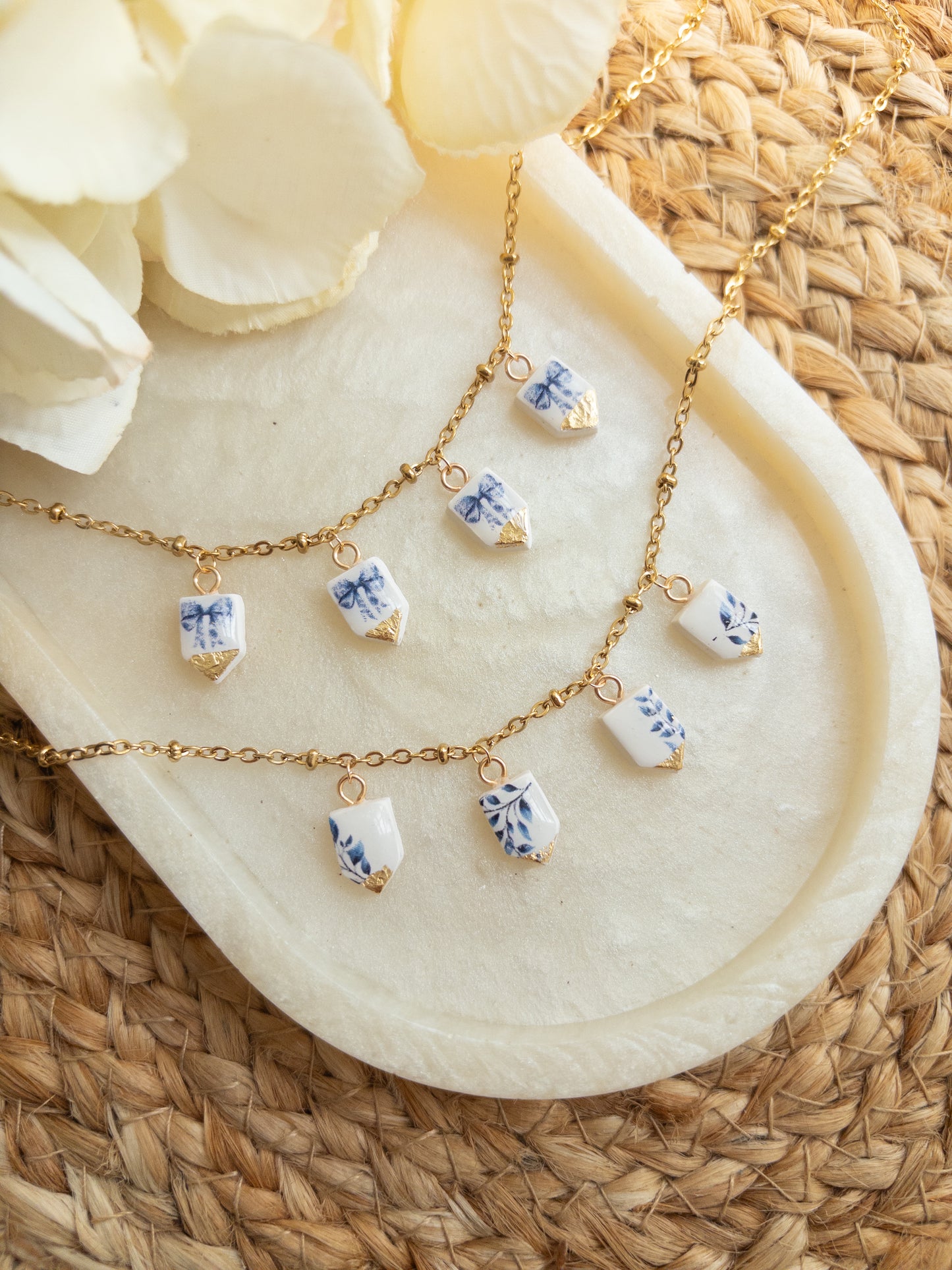 Mini Bunting Charm Necklace