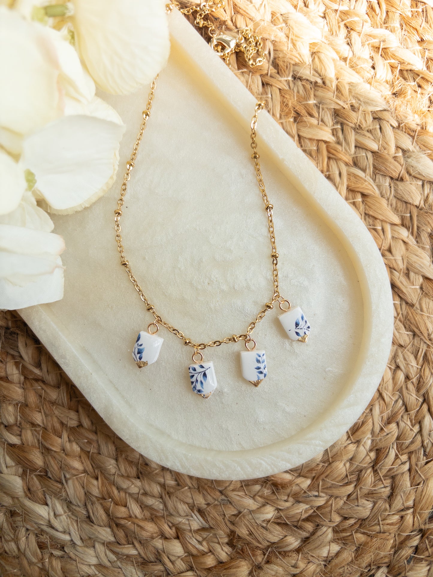 Mini Bunting Charm Necklace