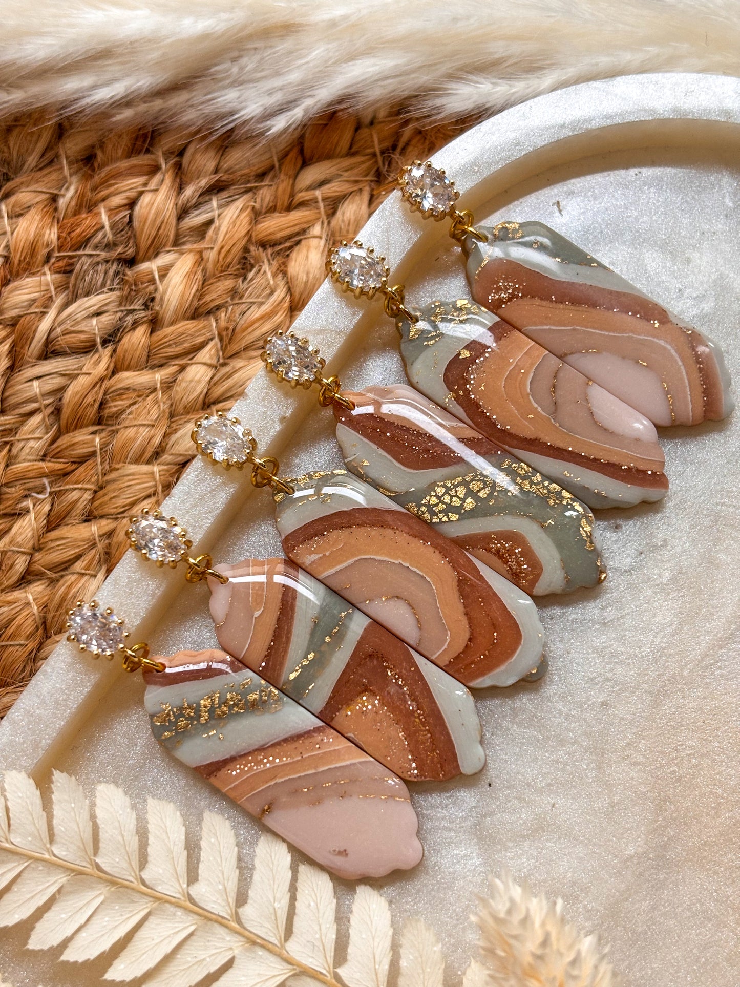 Boho Diamante Dangles