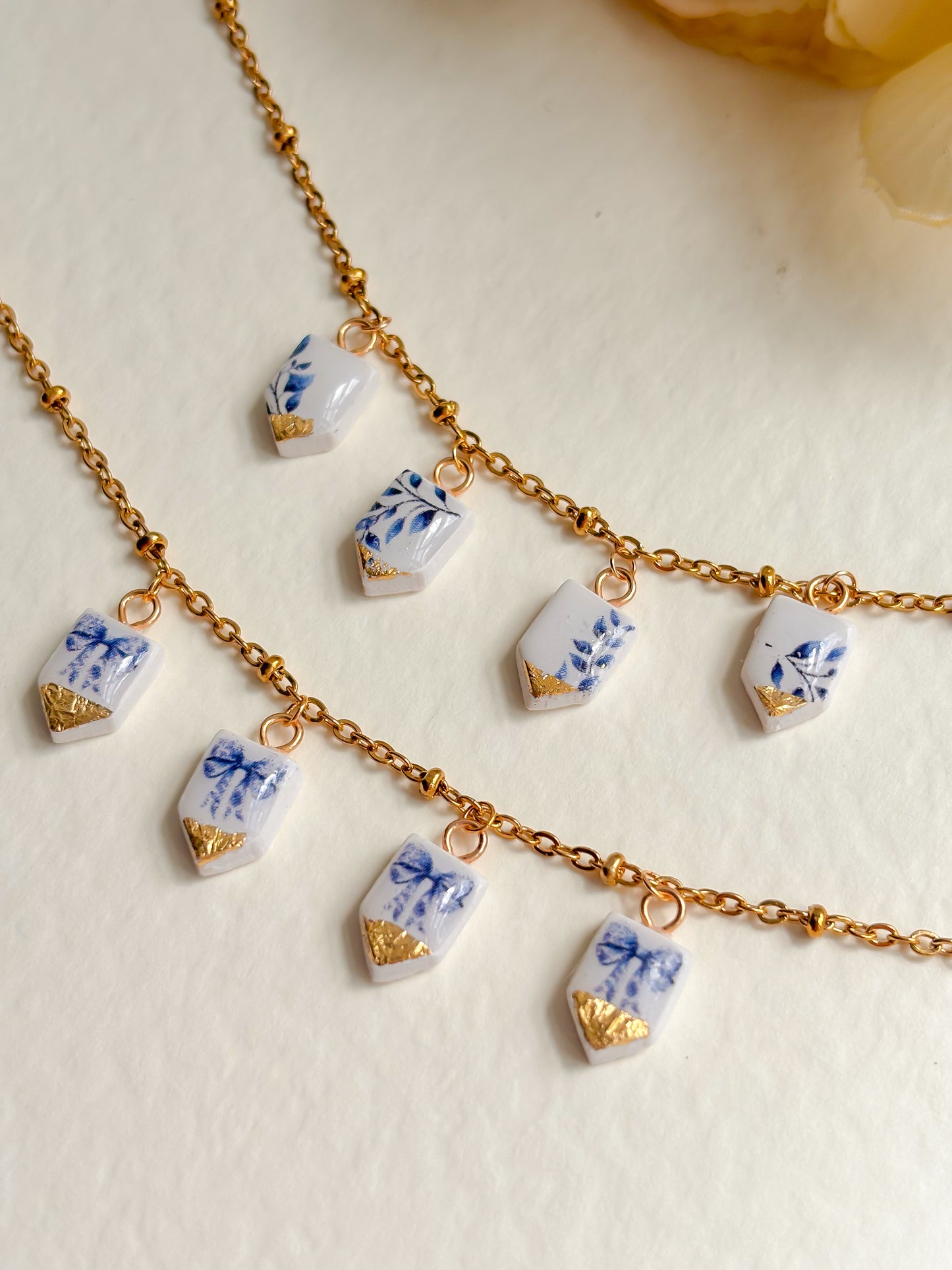 Mini Bunting Charm Necklace