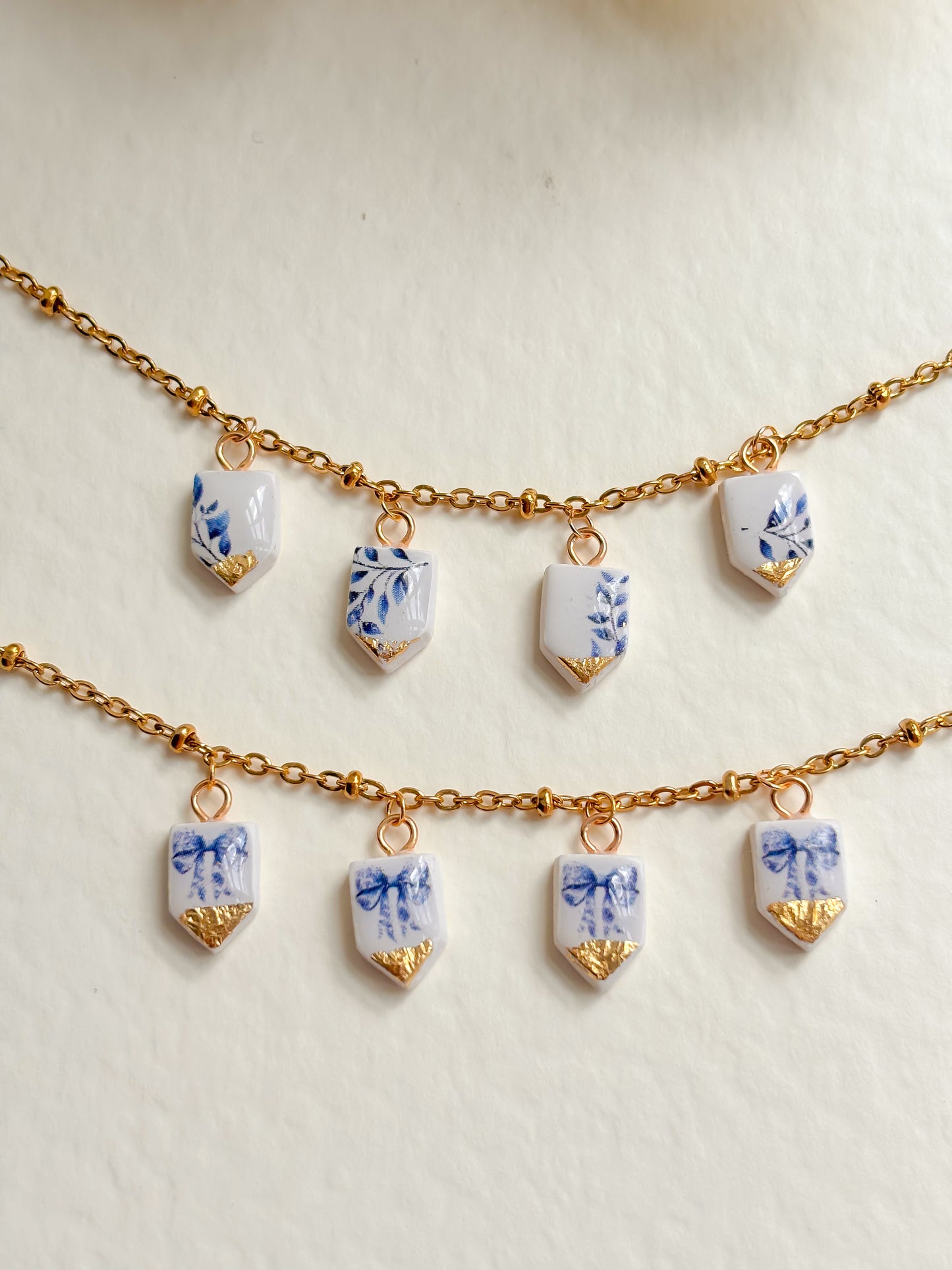 Mini Bunting Charm Necklace