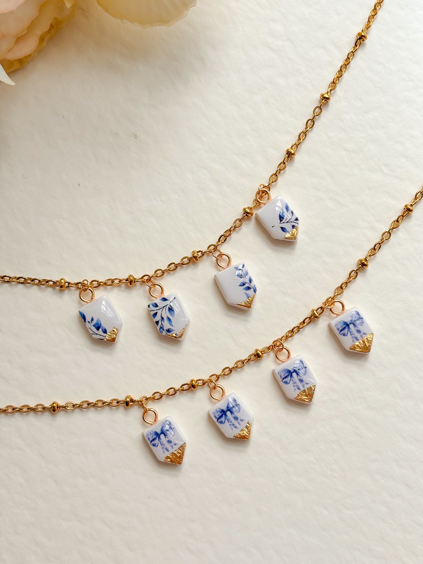 Mini Bunting Charm Necklace
