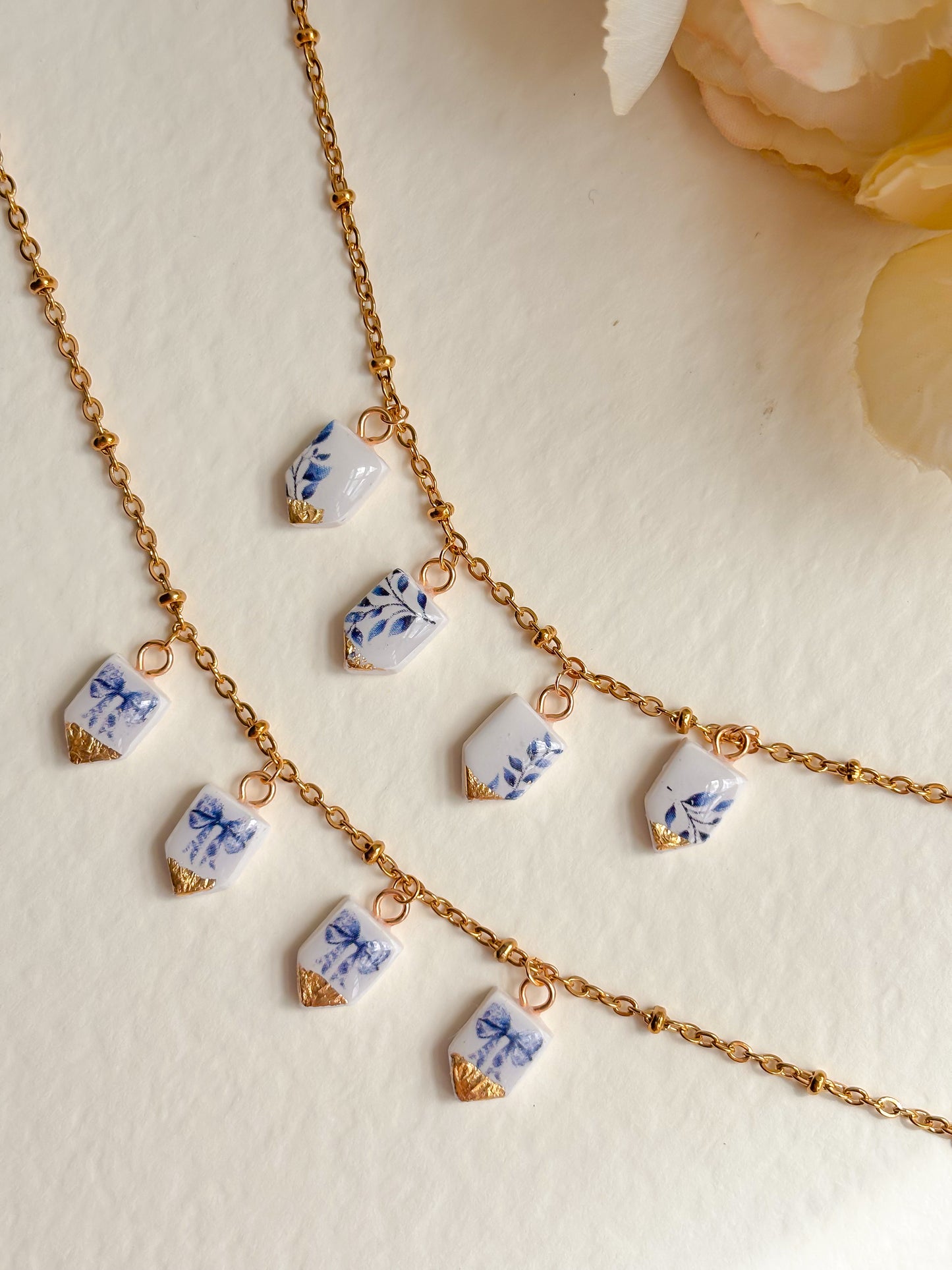Mini Bunting Charm Necklace