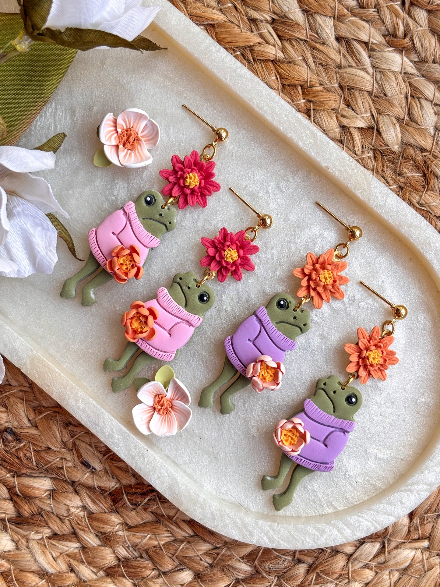 Floral Frogs