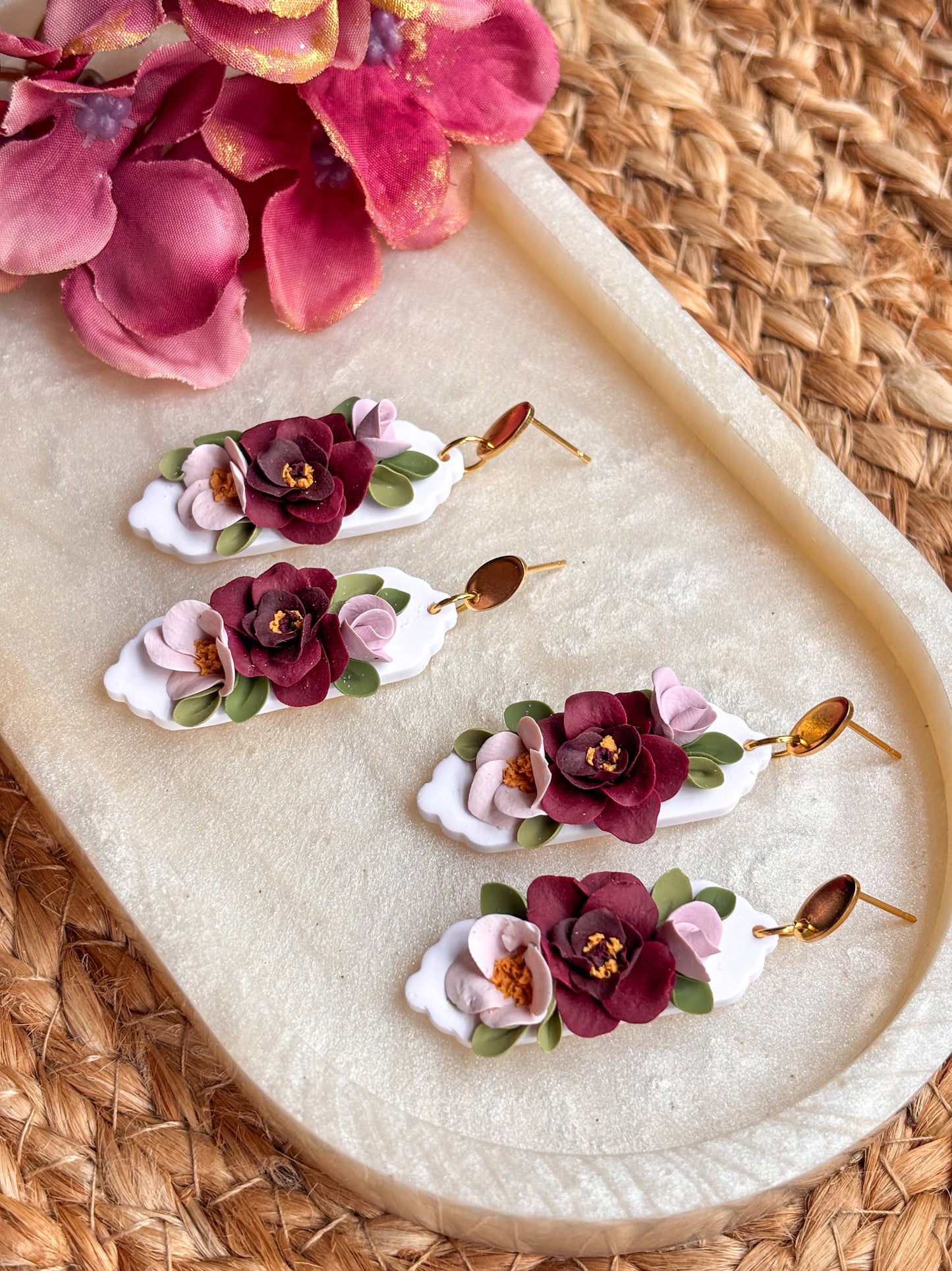 Peony Dangles