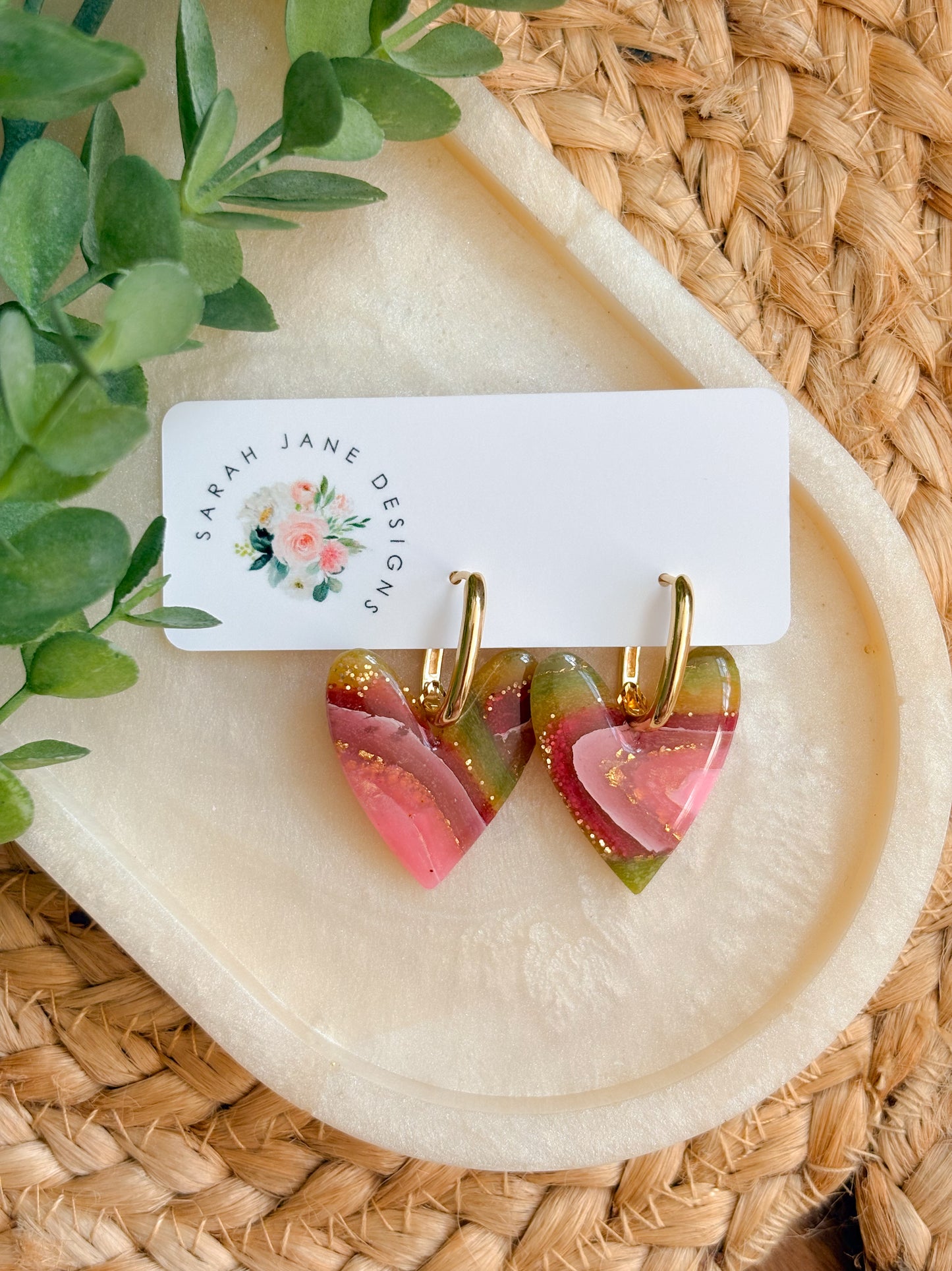 Marble Heart Huggies