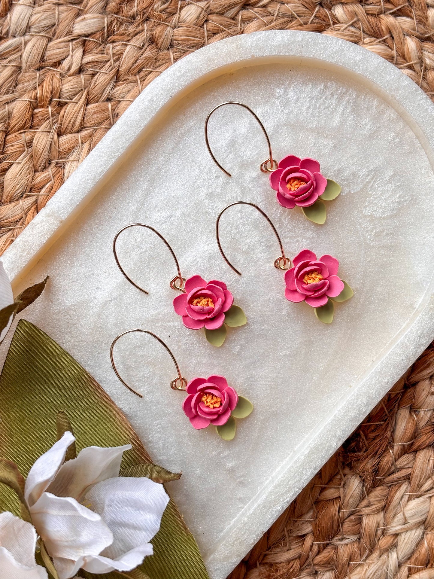 Cute Floral Dangles
