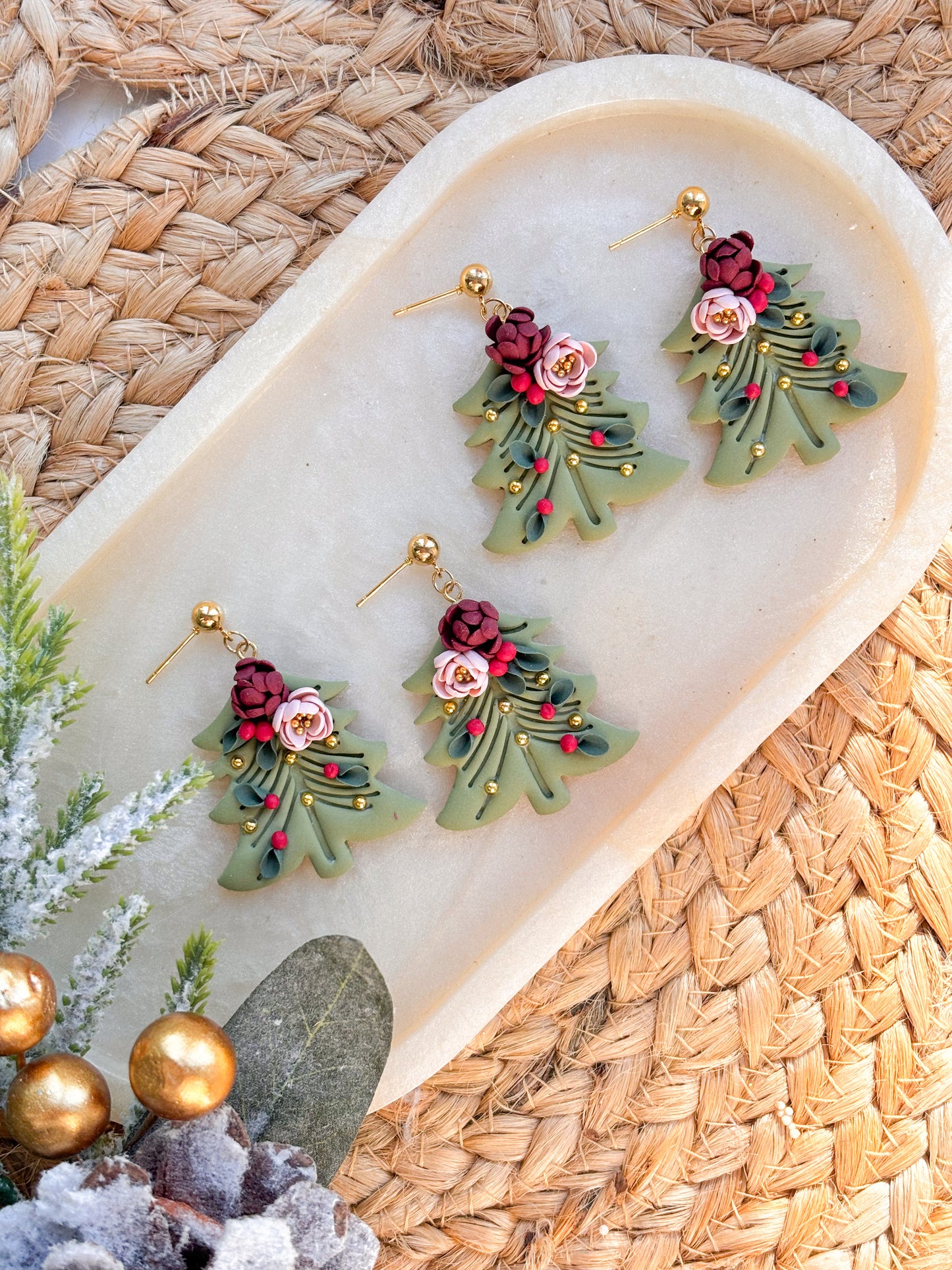 Floral Christmas Trees