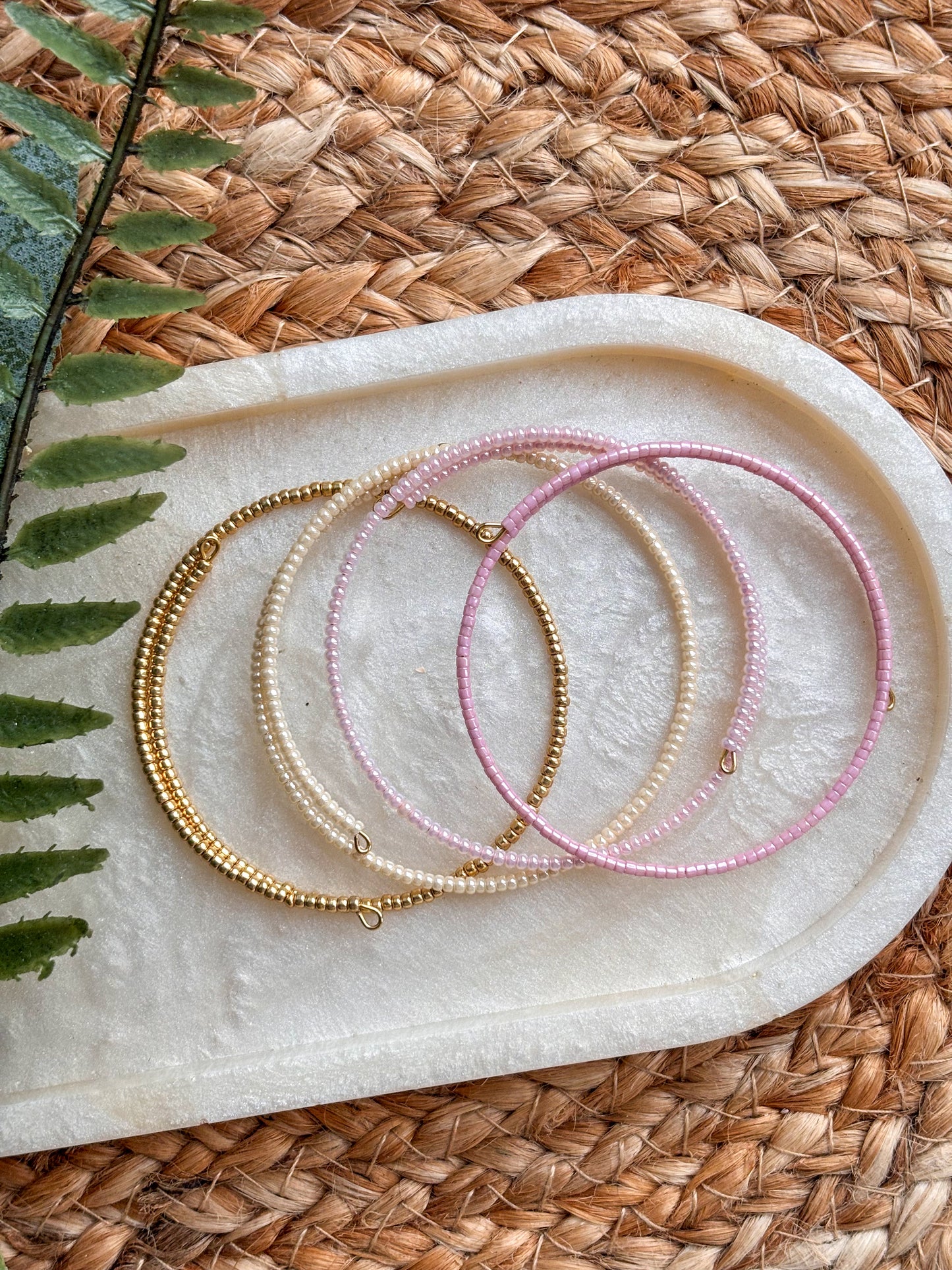 Seed Bead Stacking Bangles