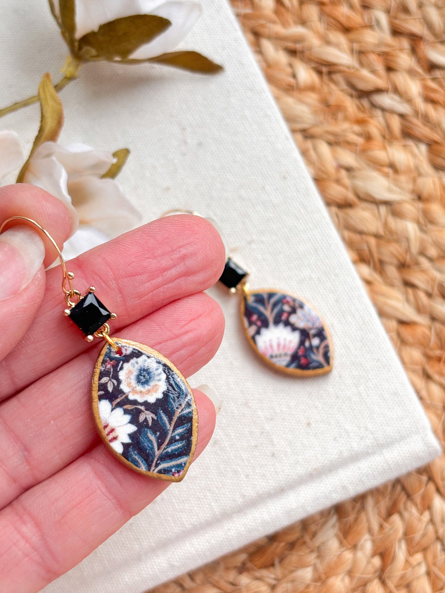 Black Onyx Small Dangles