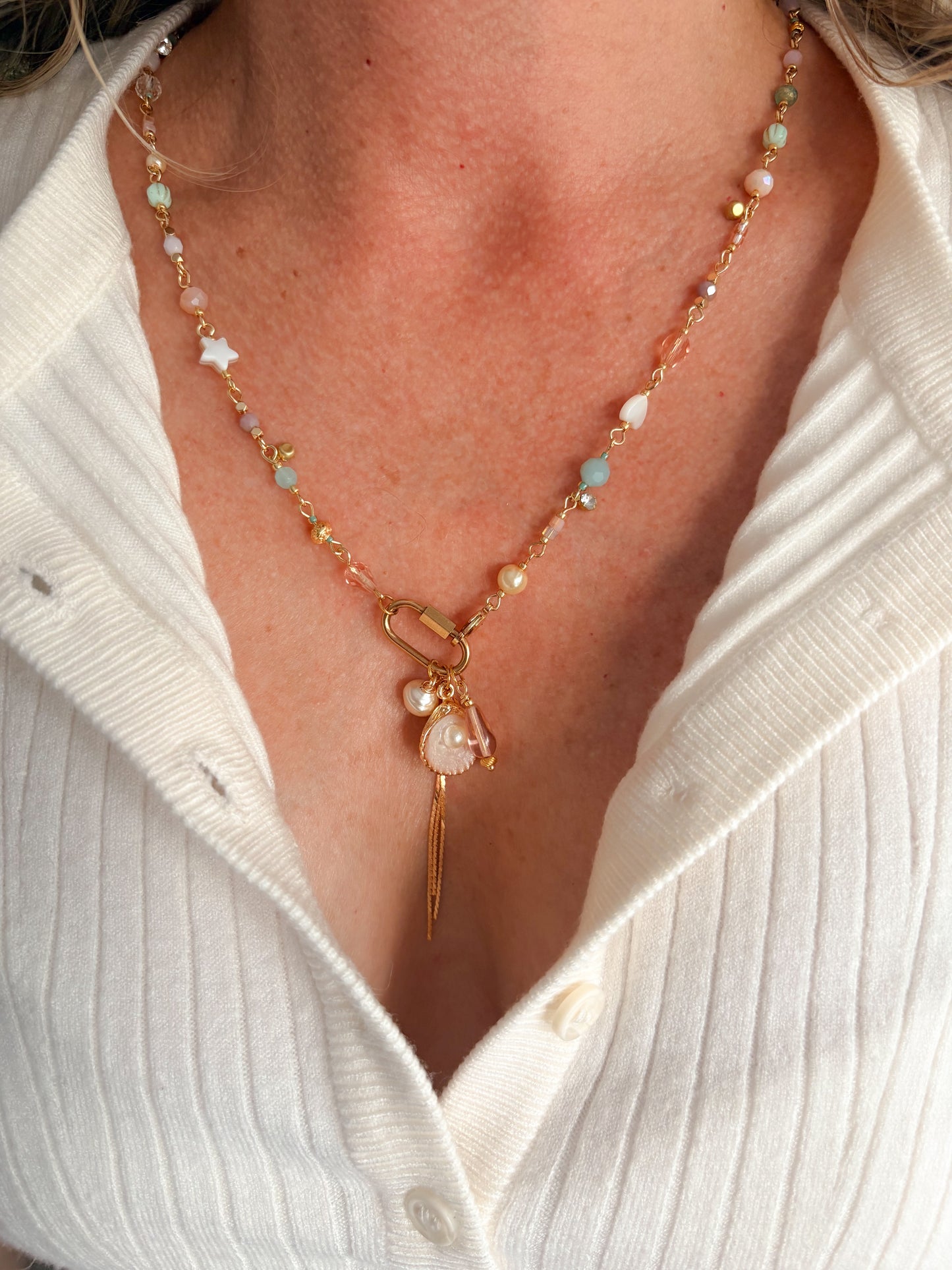 Multi wear beaded necklace