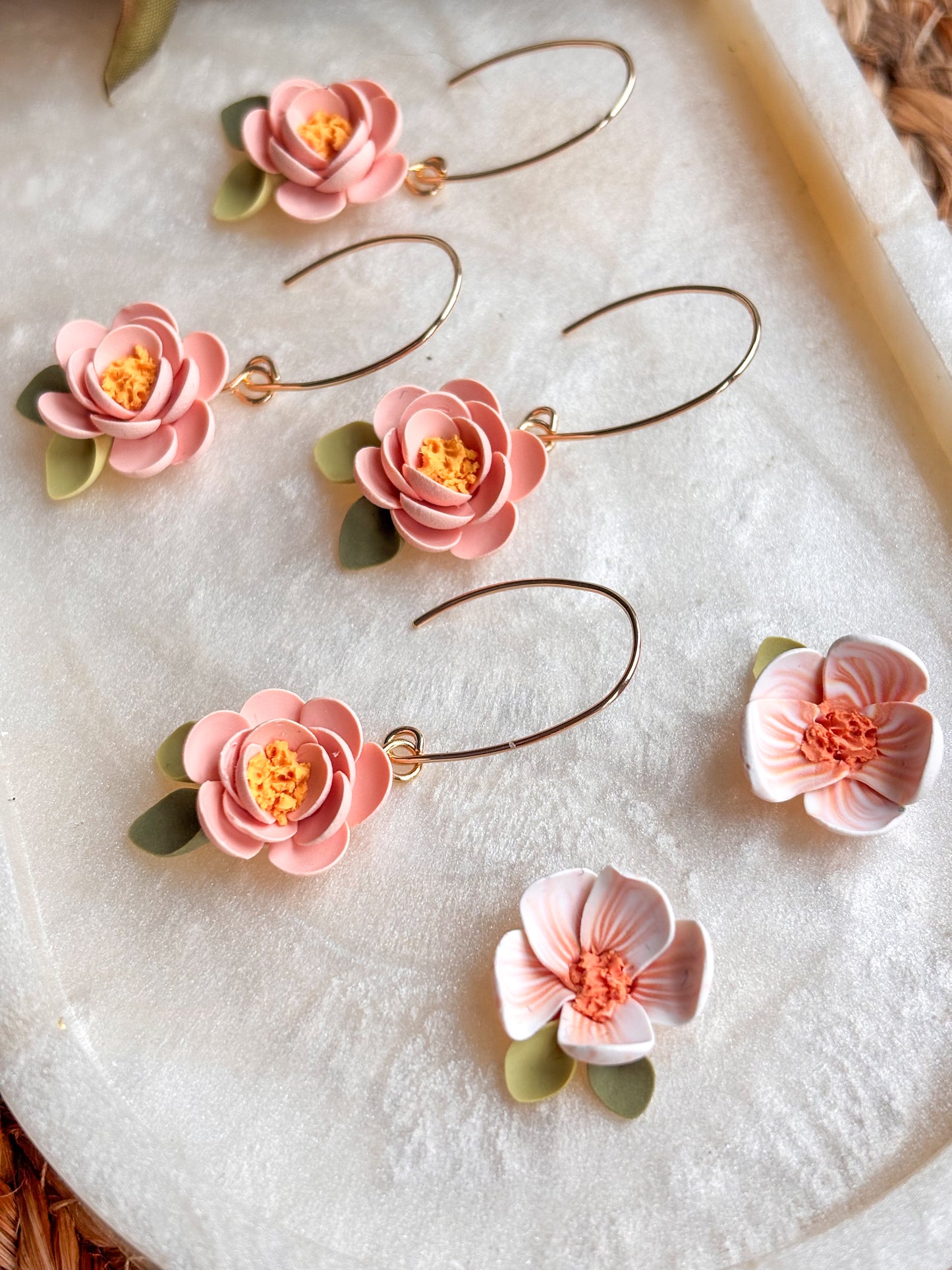 Cute Floral Dangles