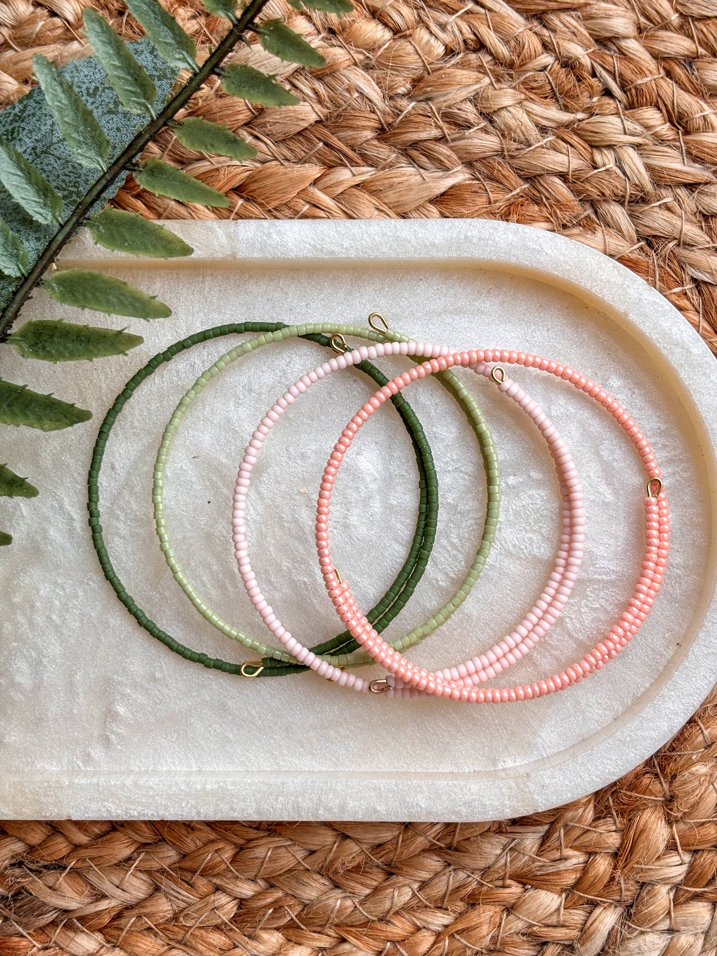 Seed Bead Stacking Bangles