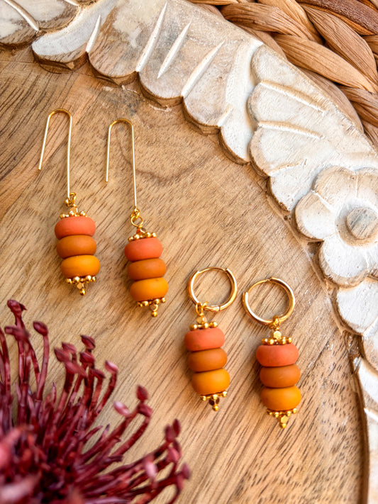 Autumn Beads - Oranges