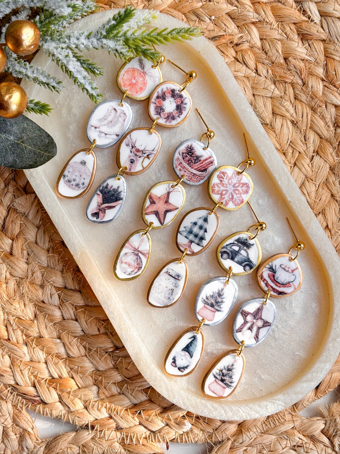 Mis~Match Festive Dangles