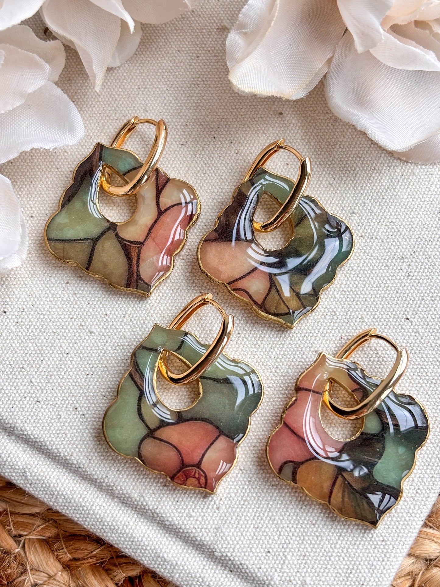 Moroccan Style Charms & Huggies