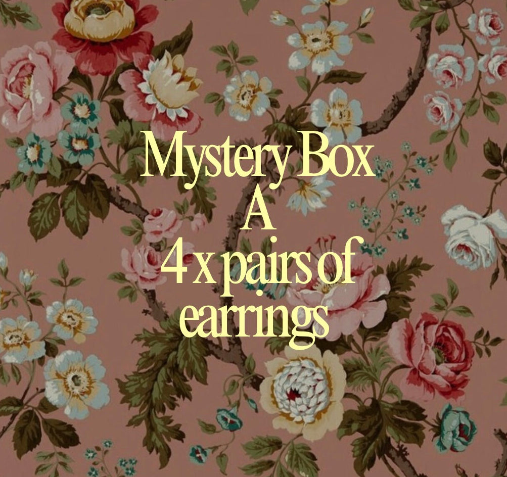 Mystery Box ~ 4 pairs of earrings (please read description)