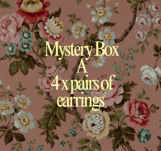 Mystery Box ~ 4 pairs of earrings (please read description)