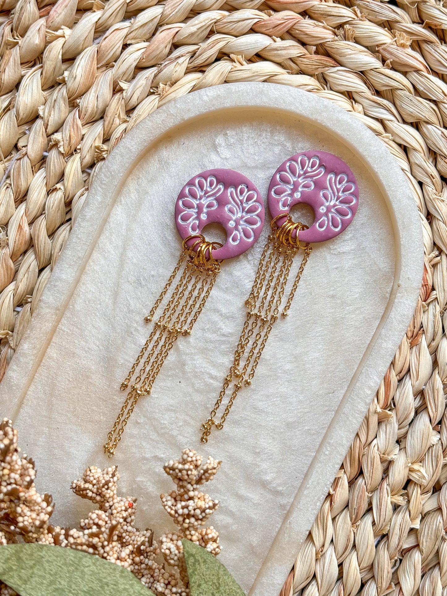 Boho Dangle Studs