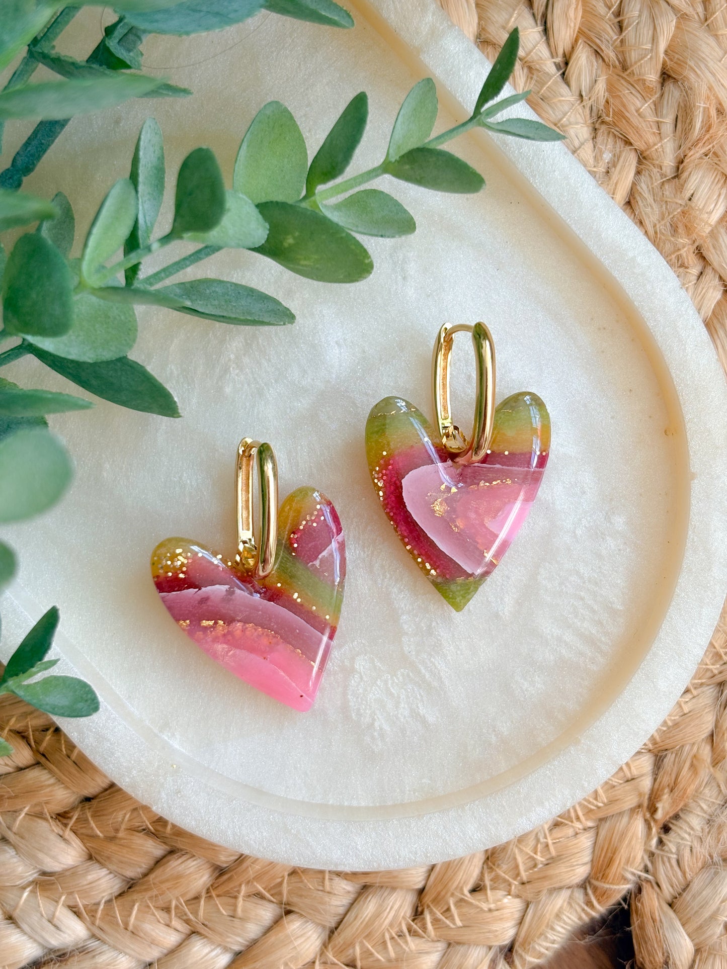 Marble Heart Huggies