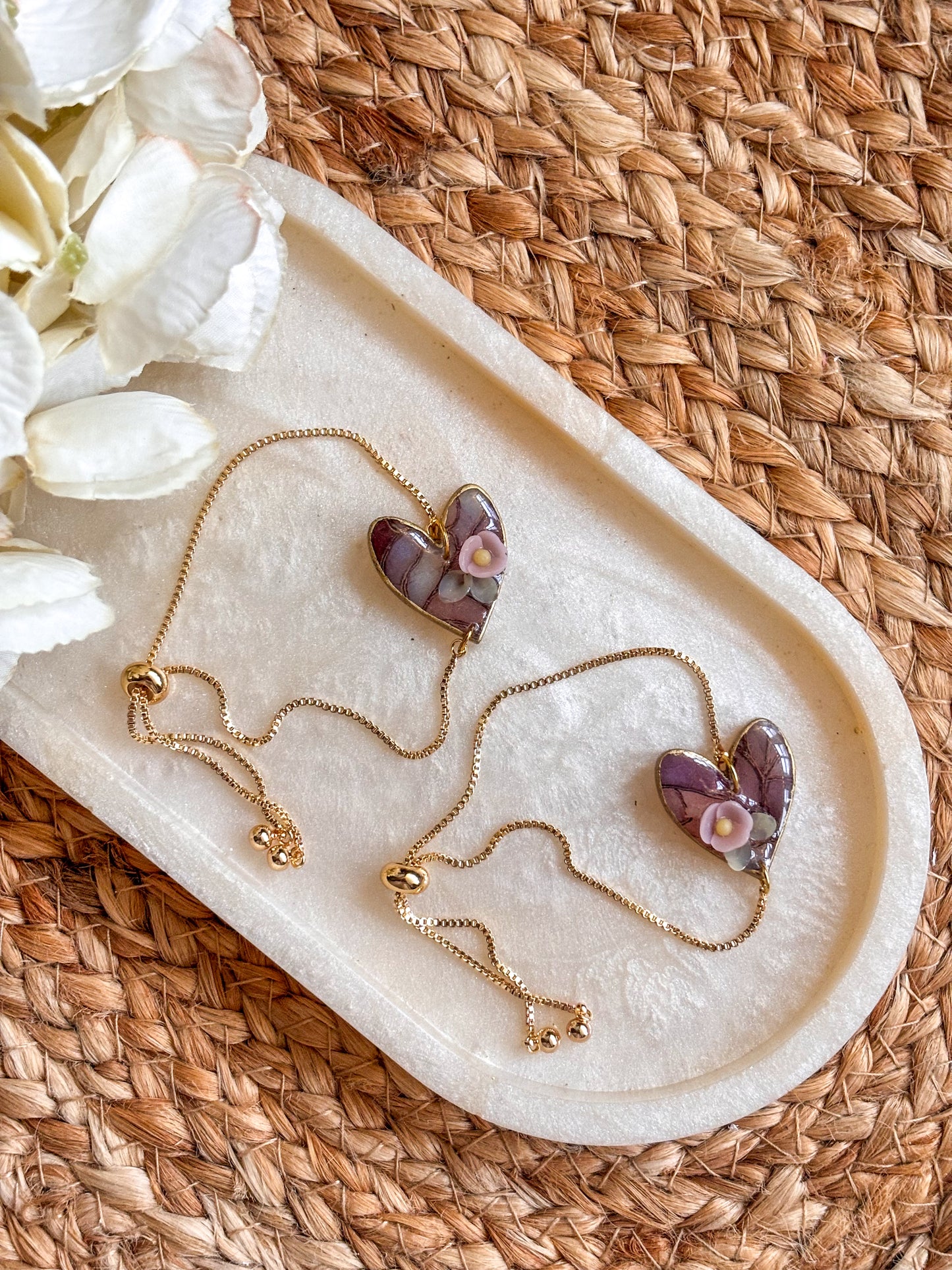 Stained Glass Effect Heart Bracelet