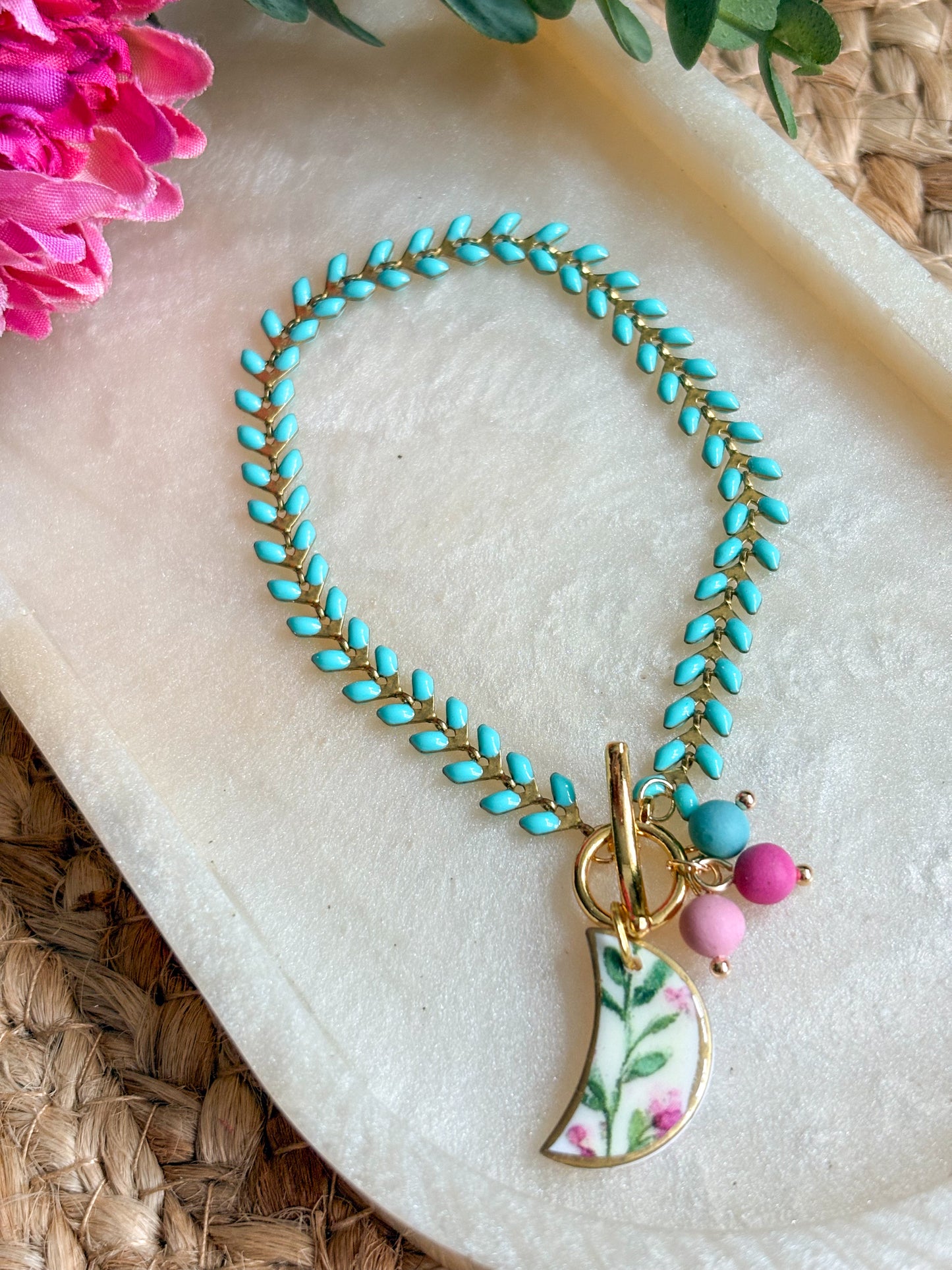 Floral Moon Summer Bracelet