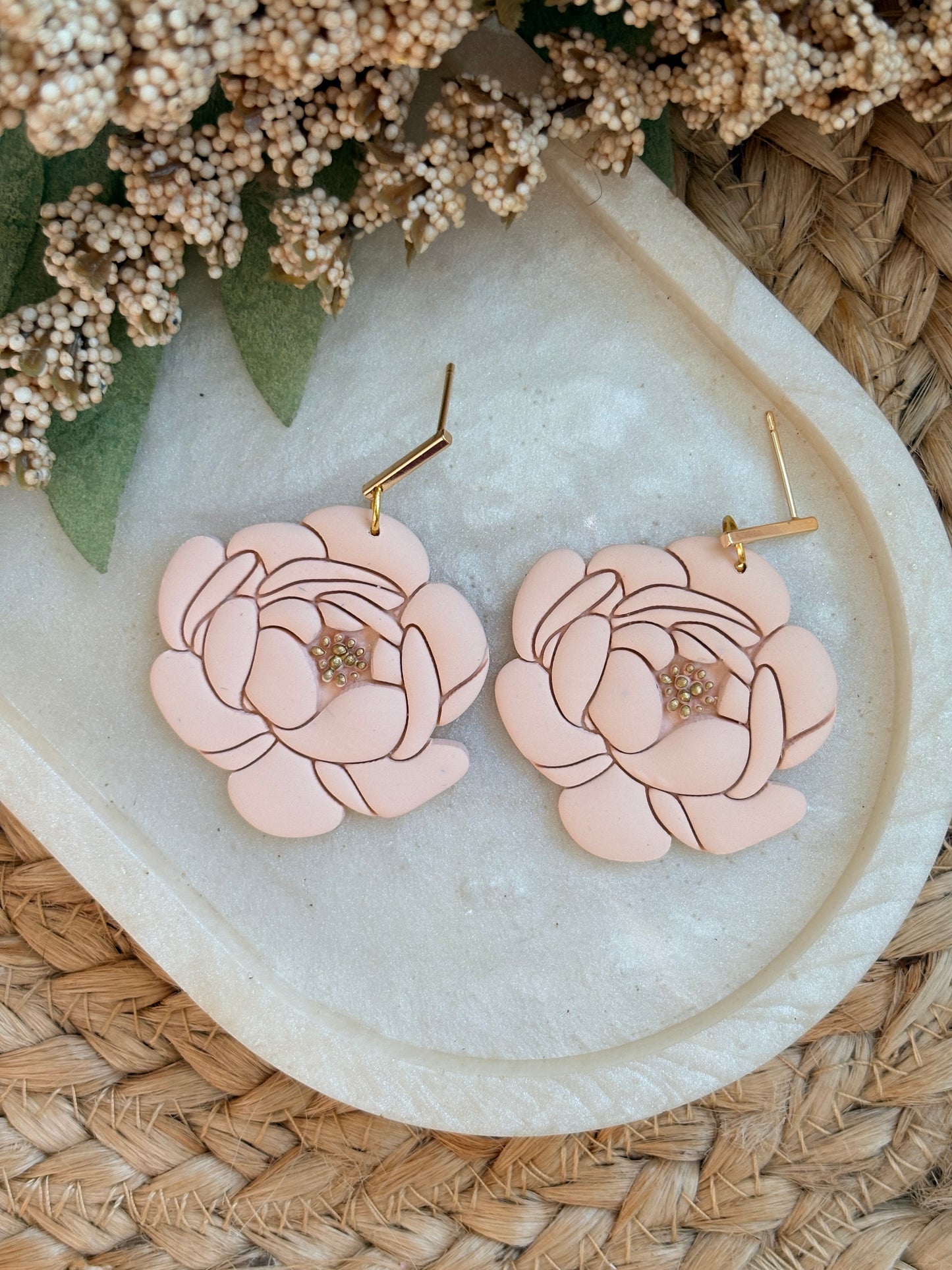 Peony Dangles