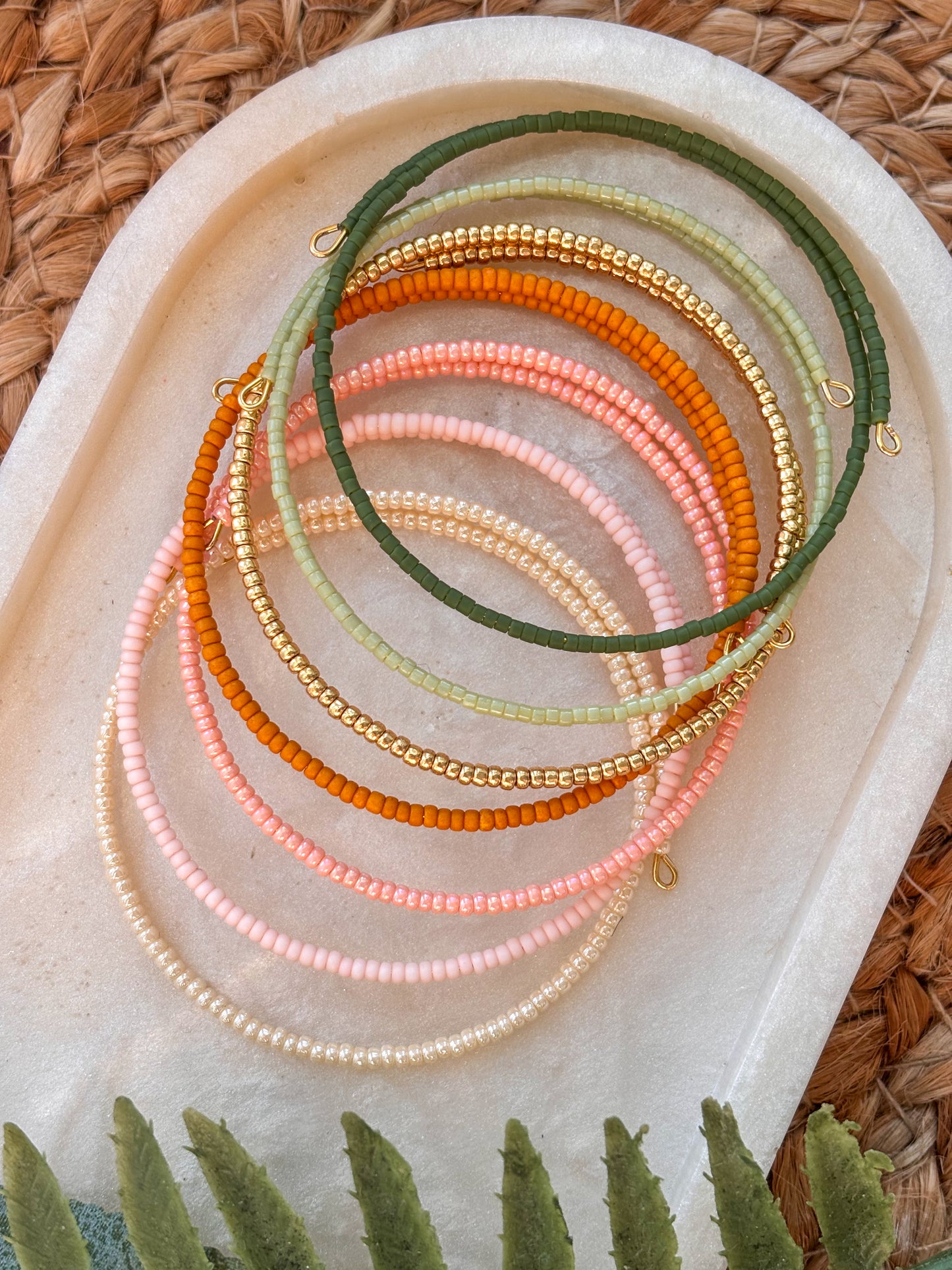 Seed Bead Stacking Bangles