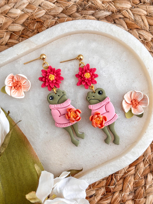 Floral Frogs
