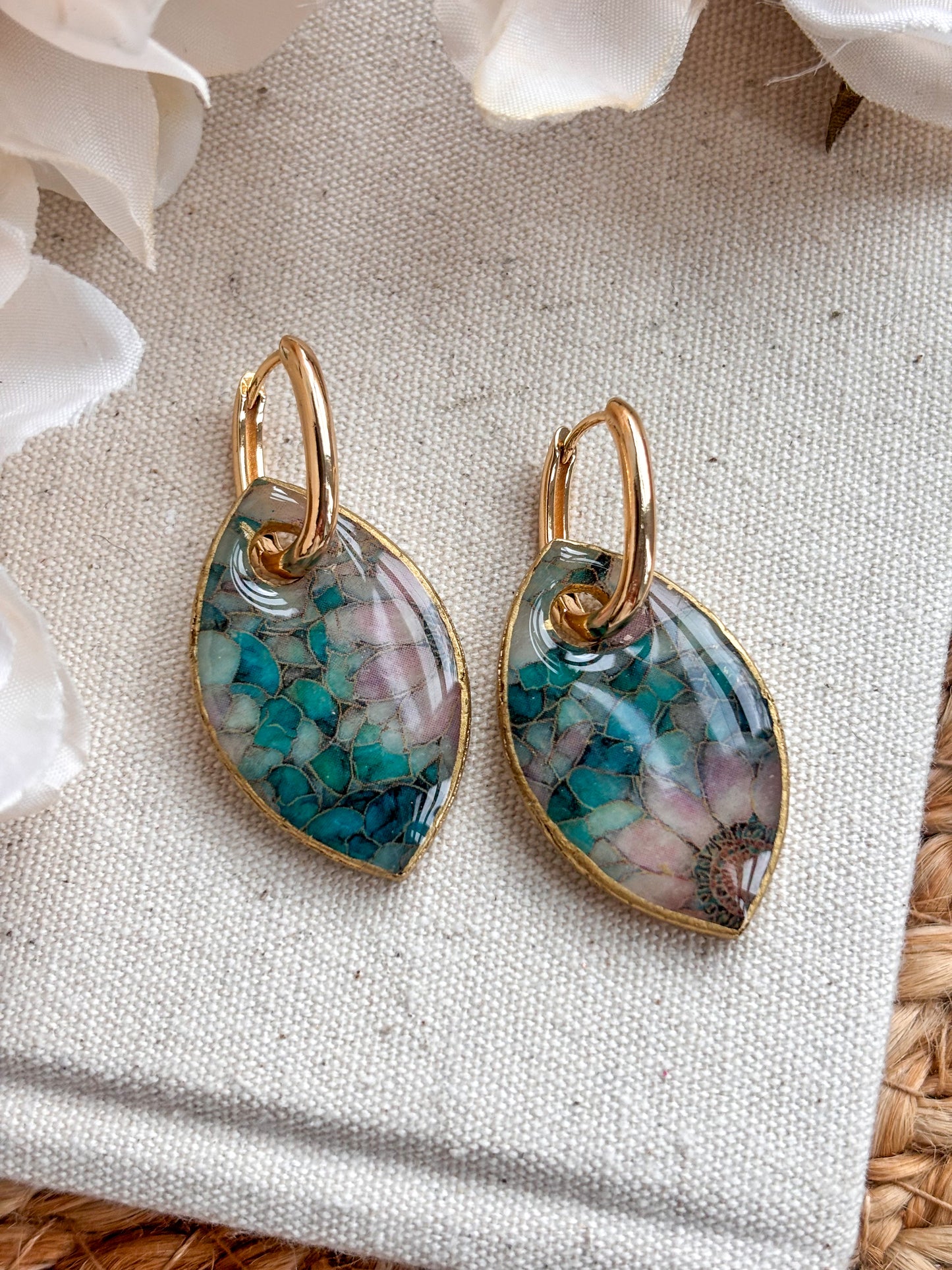 Shield Style Charms & Huggies