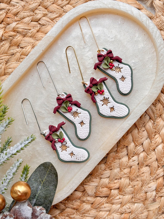 Festive Christmas Stocking Dangles