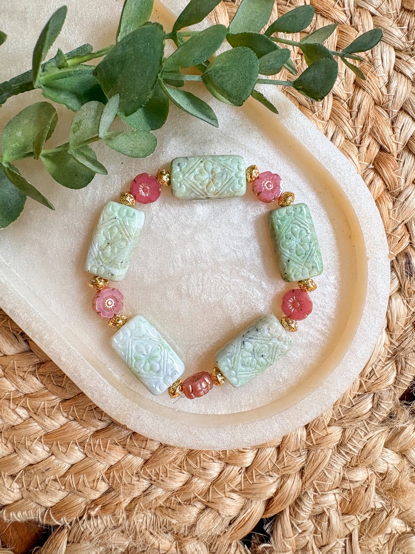Chunky beaded bracelets
