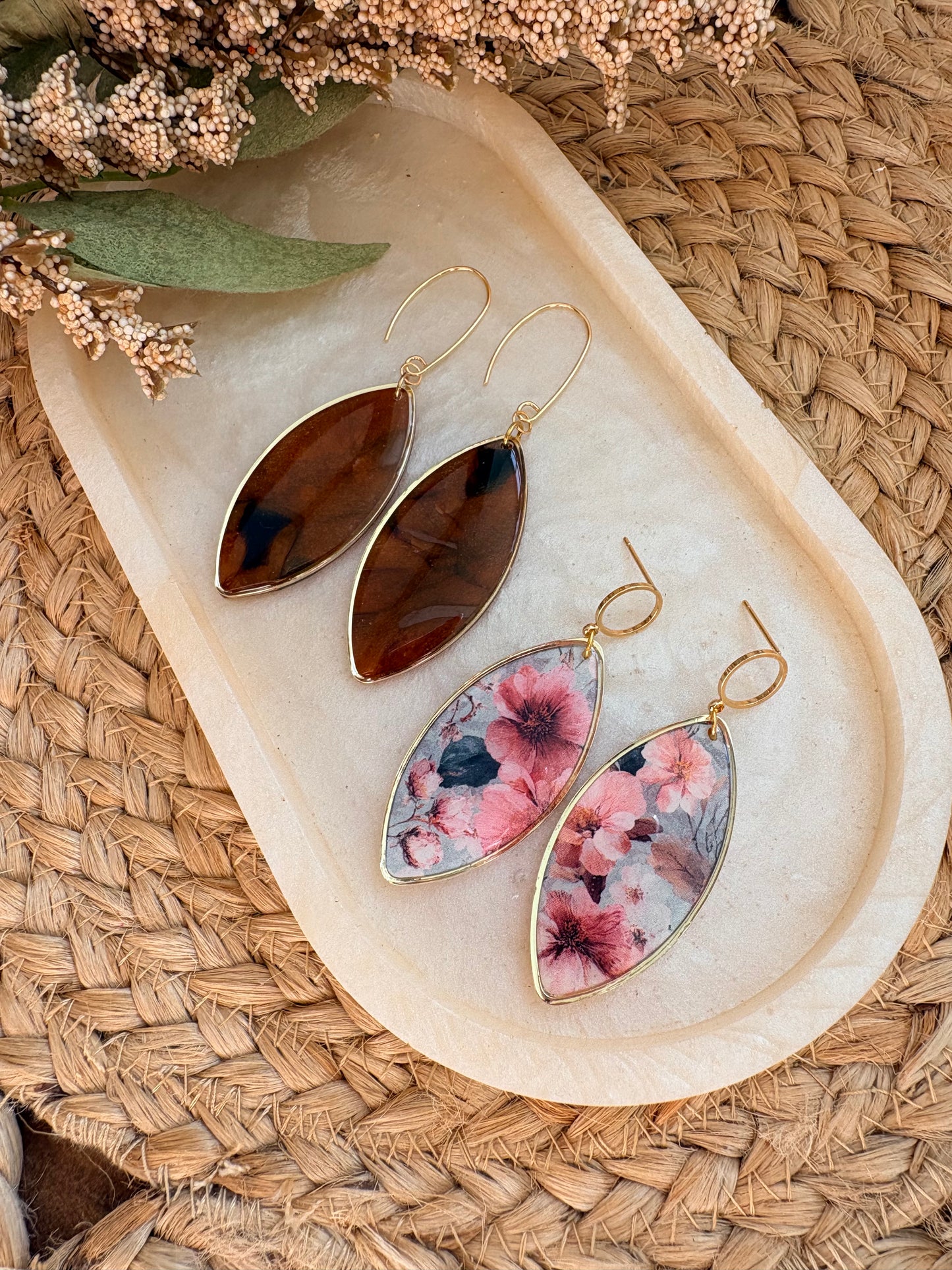 Boho Floral  Dangles