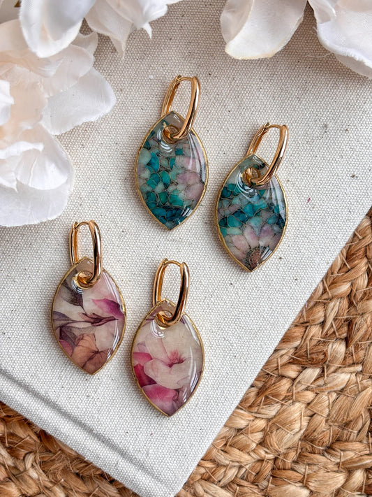 Shield Style Charms & Huggies