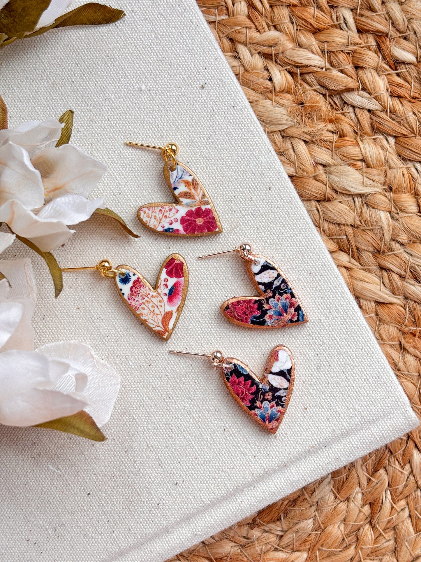 Single Heart Dangles