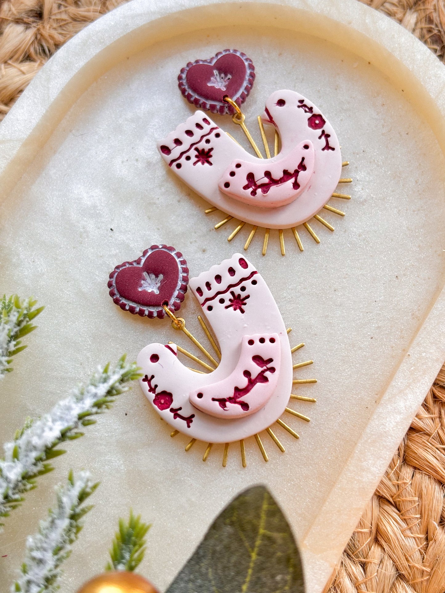 Scandi Style Christmas Bird Dangles