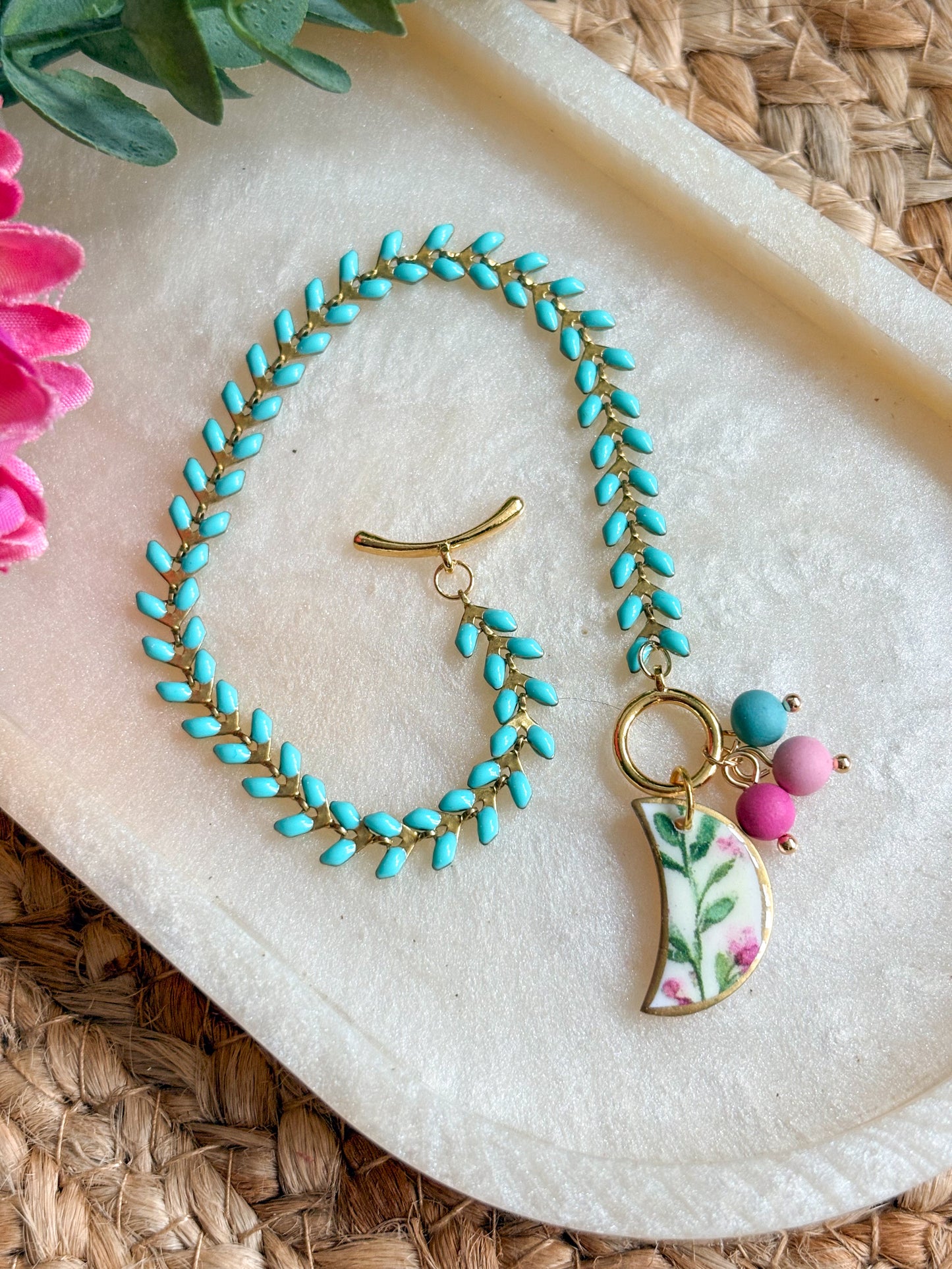 Floral Moon Summer Bracelet
