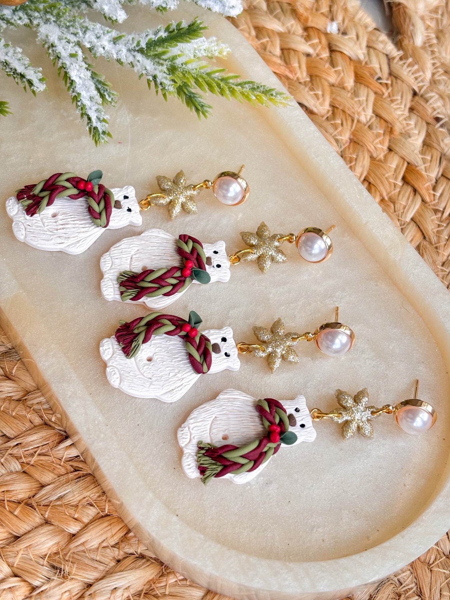 Christmas Bear Dangles