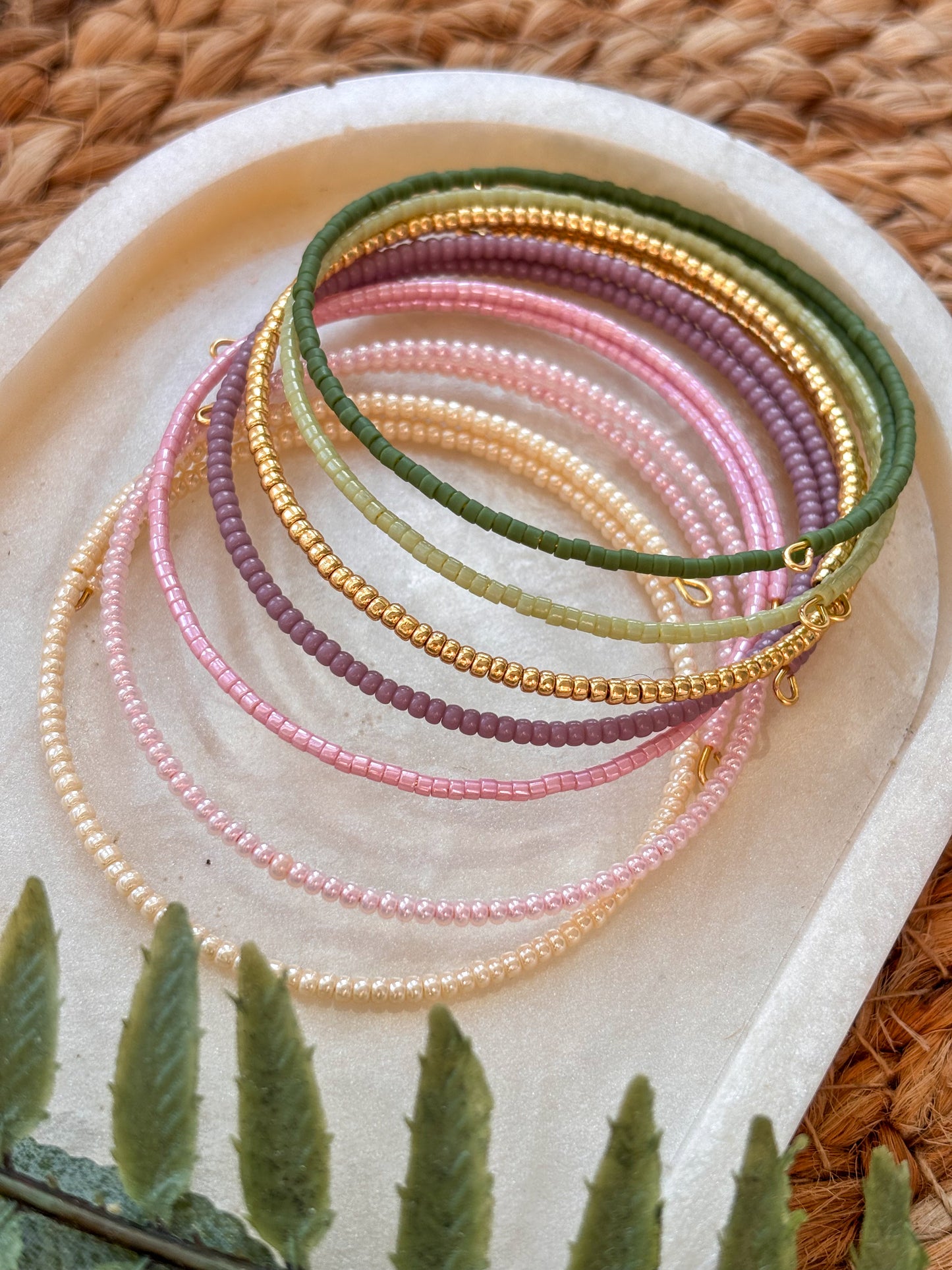 Seed Bead Stacking Bangles