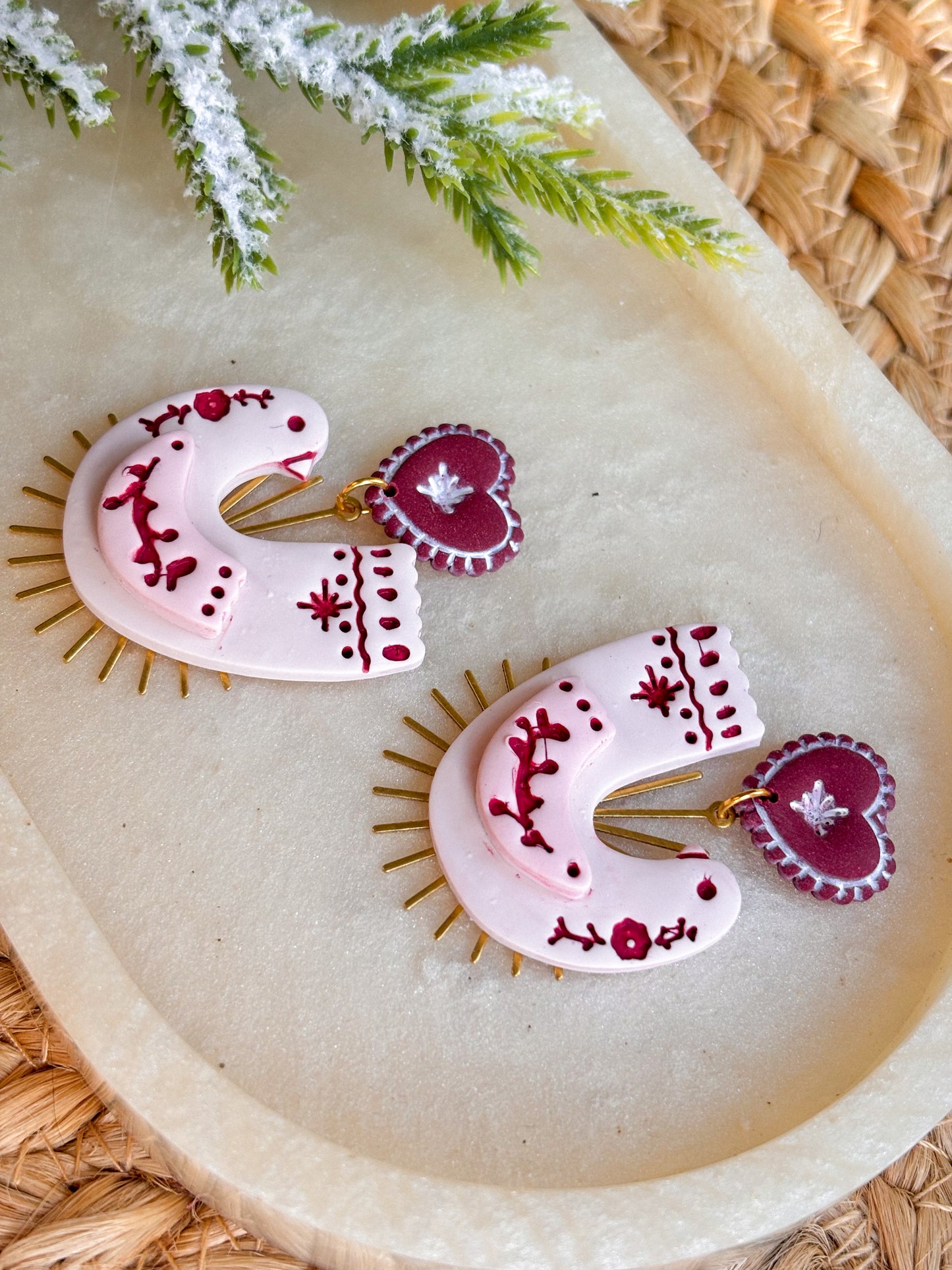 Scandi Style Christmas Bird Dangles