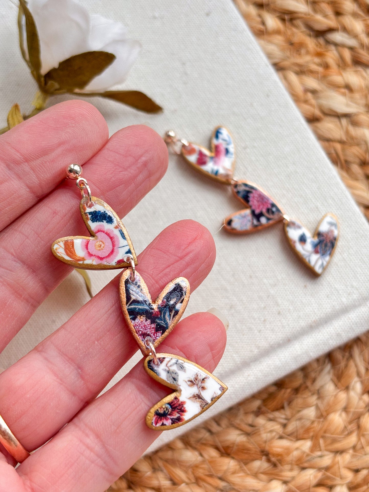 Triple Heart Dangles