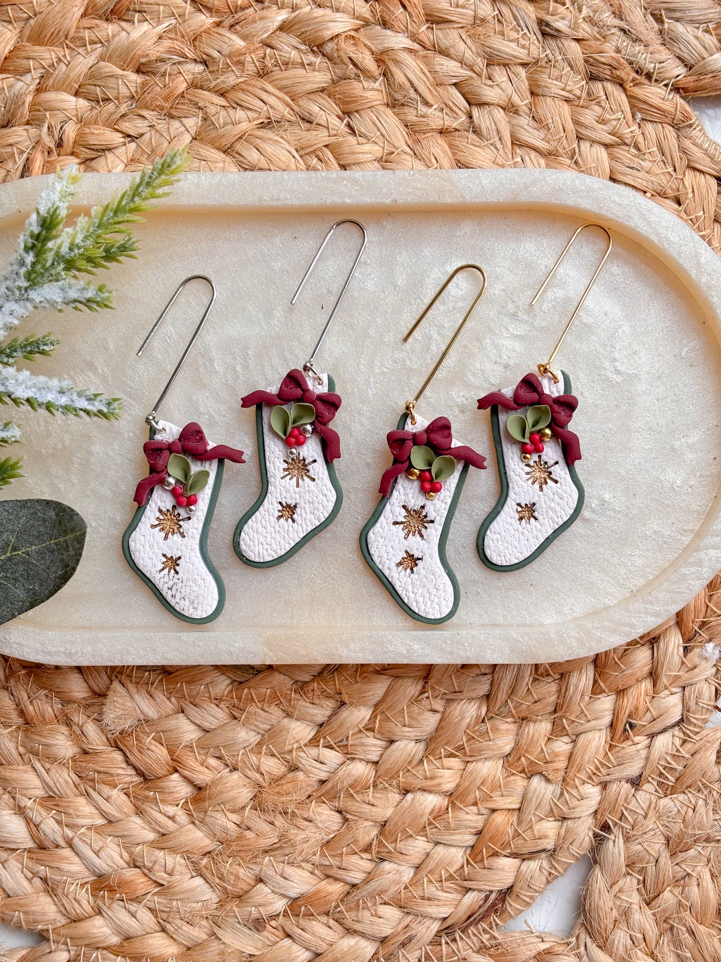 Festive Christmas Stocking Dangles