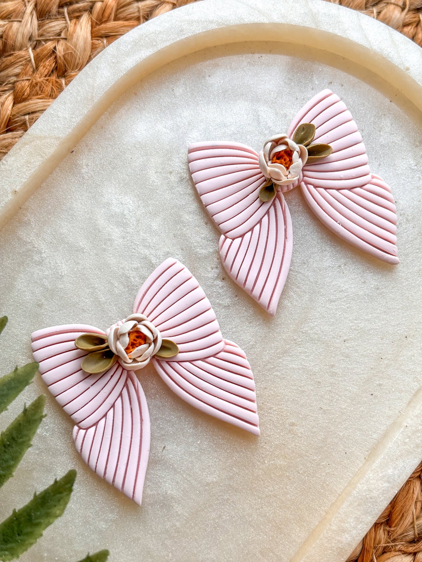 Large Candy Bow Studs