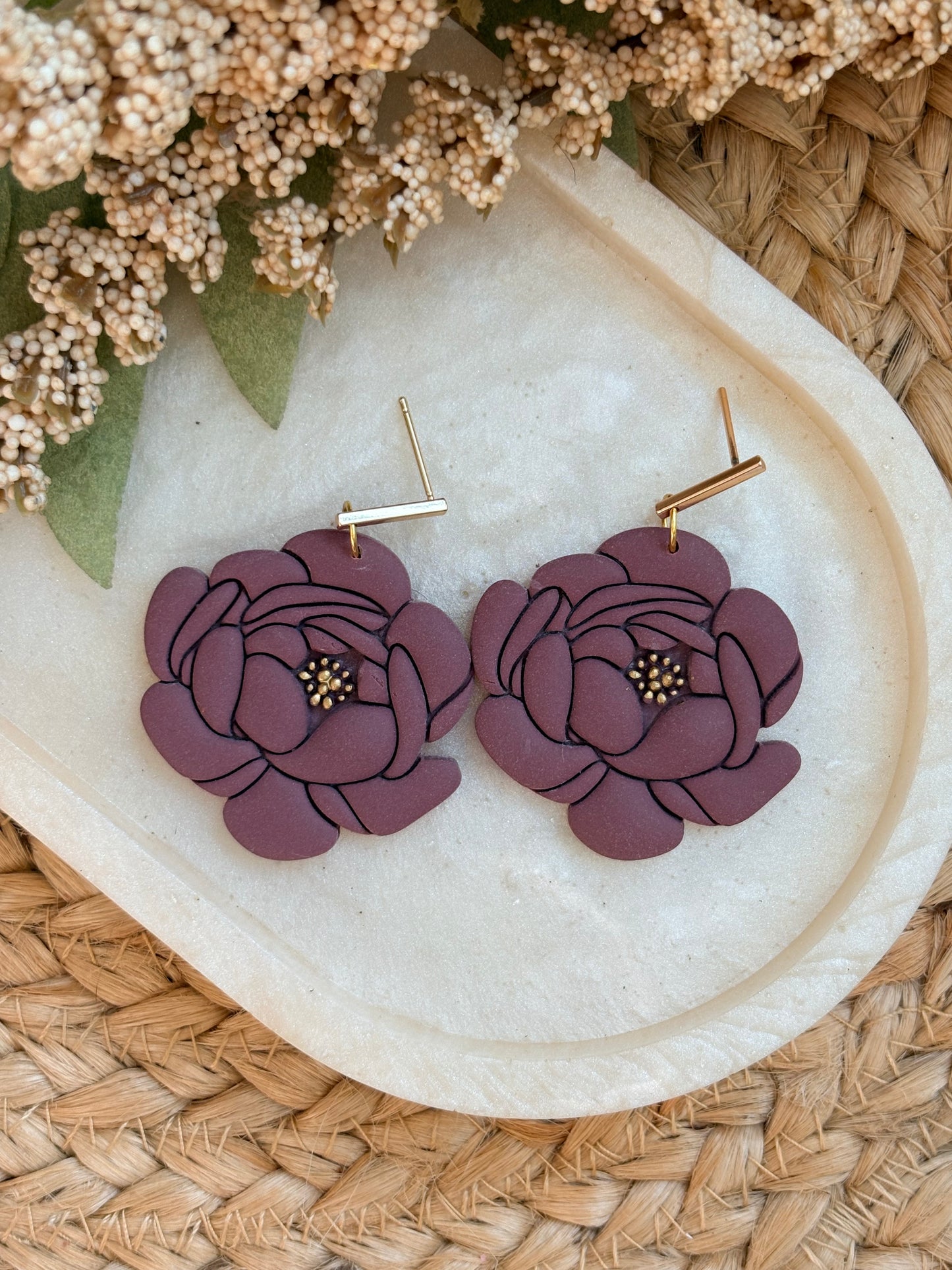 Peony Dangles