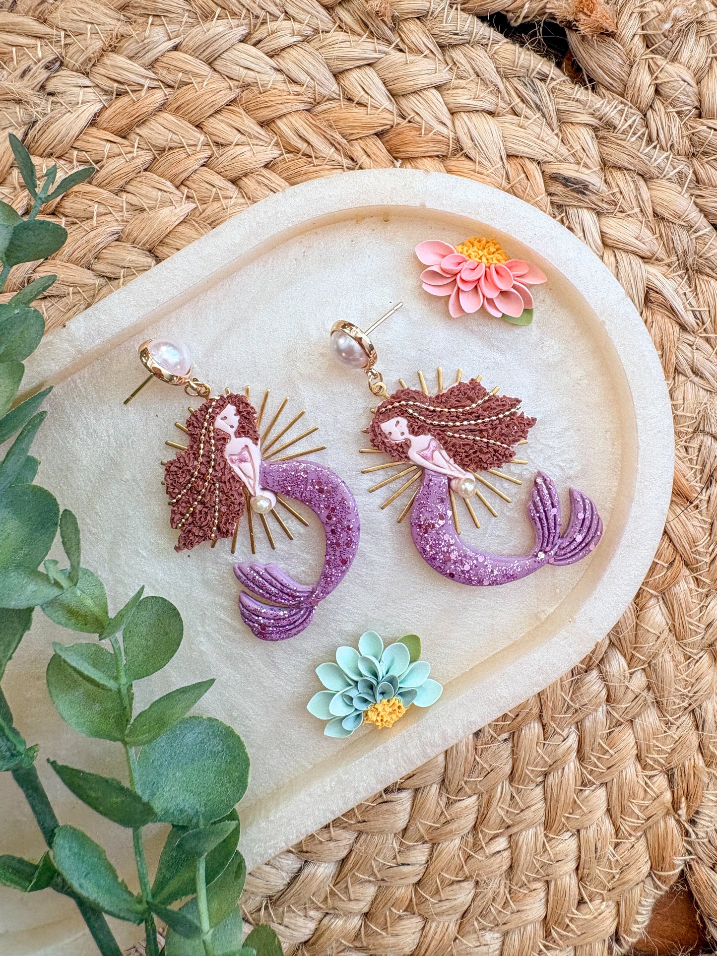 Magical mermaid earrings